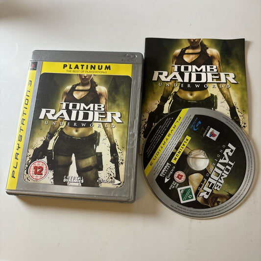 Tomb Raider Underworld Sony Playstation 3 PS3 With Manual