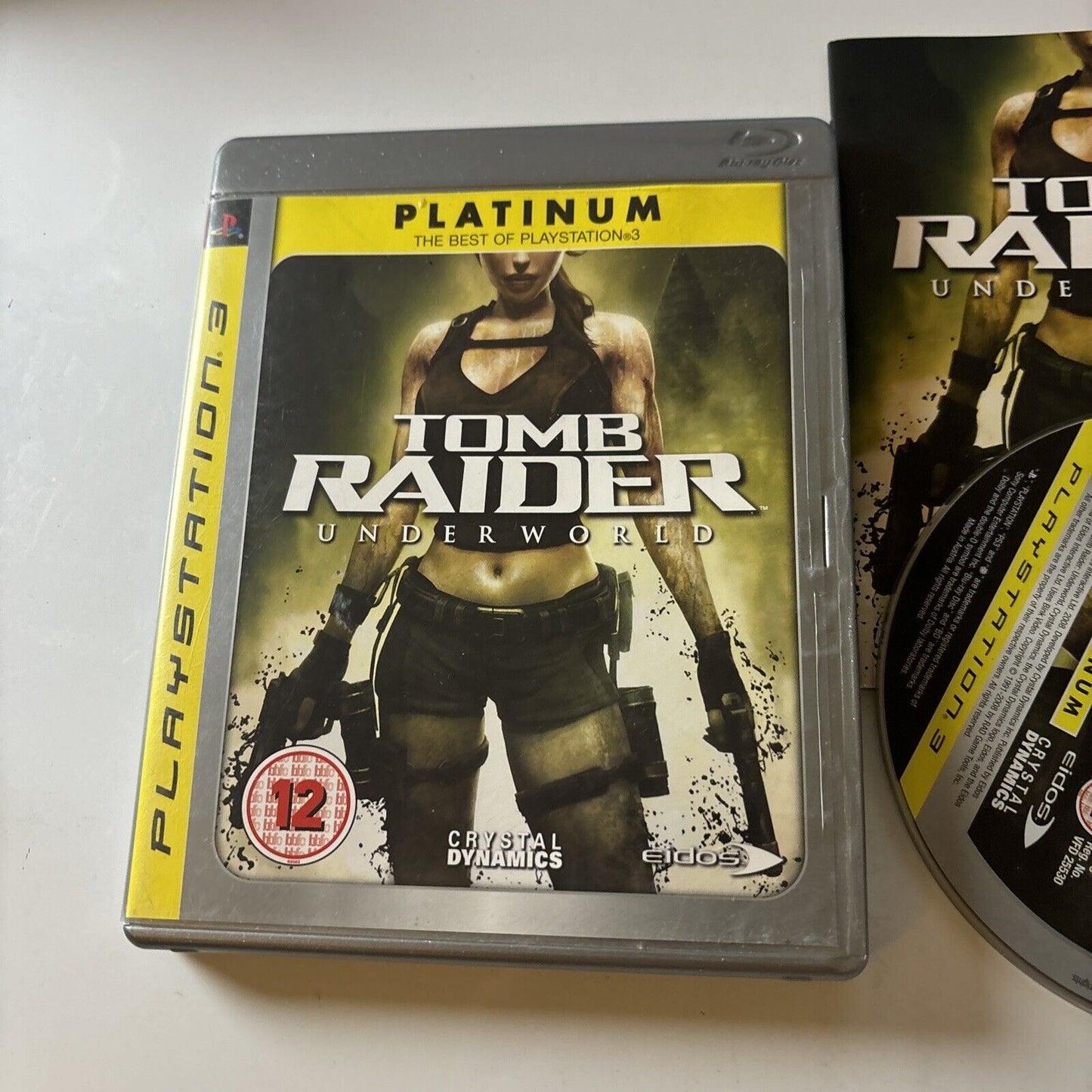 Tomb Raider Underworld Sony Playstation 3 PS3 With Manual