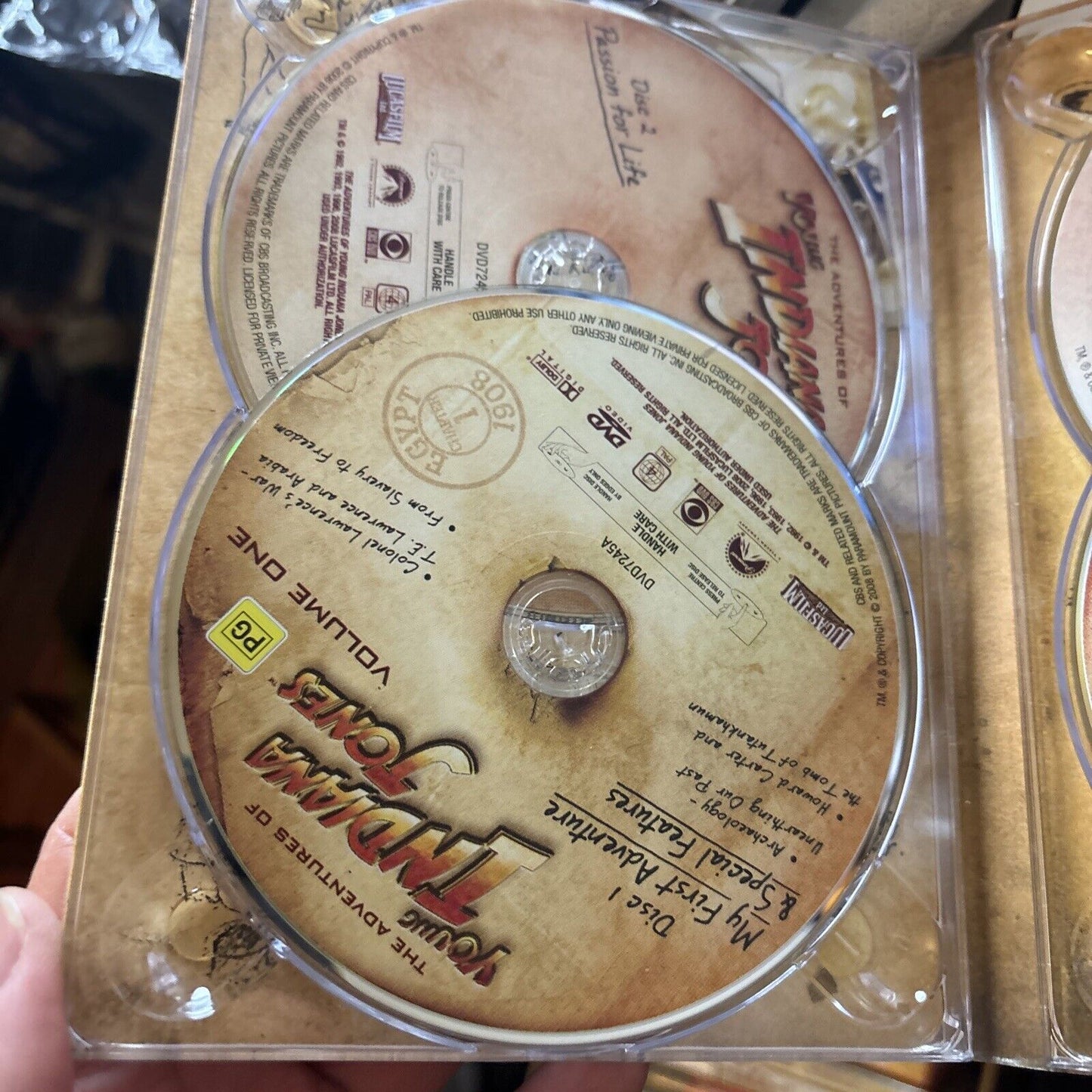 The Adventures Of Young Indiana Jones - Vol One (DVD, 11-Disc) *Missing 1 Disc*
