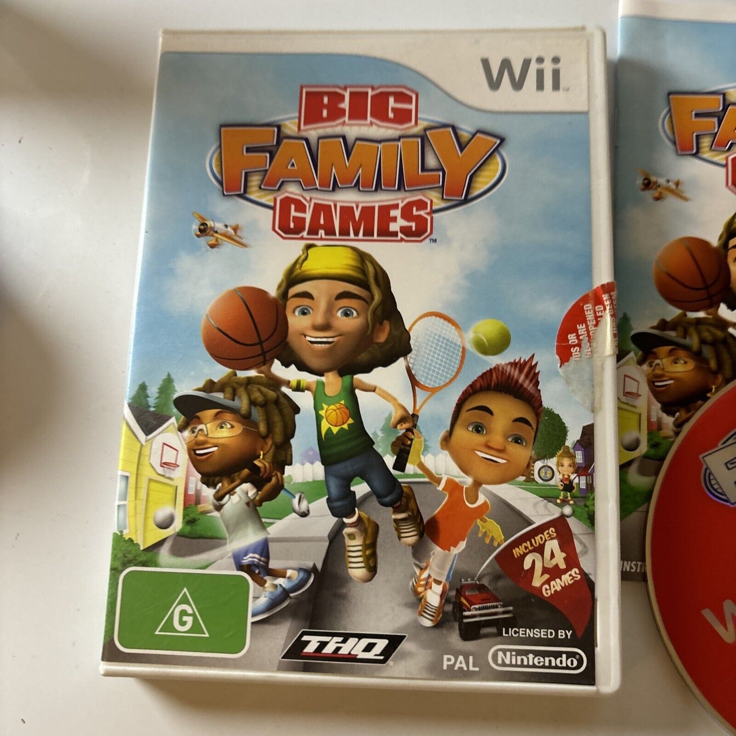 Big Family Games Nintendo Wii Manual PAL