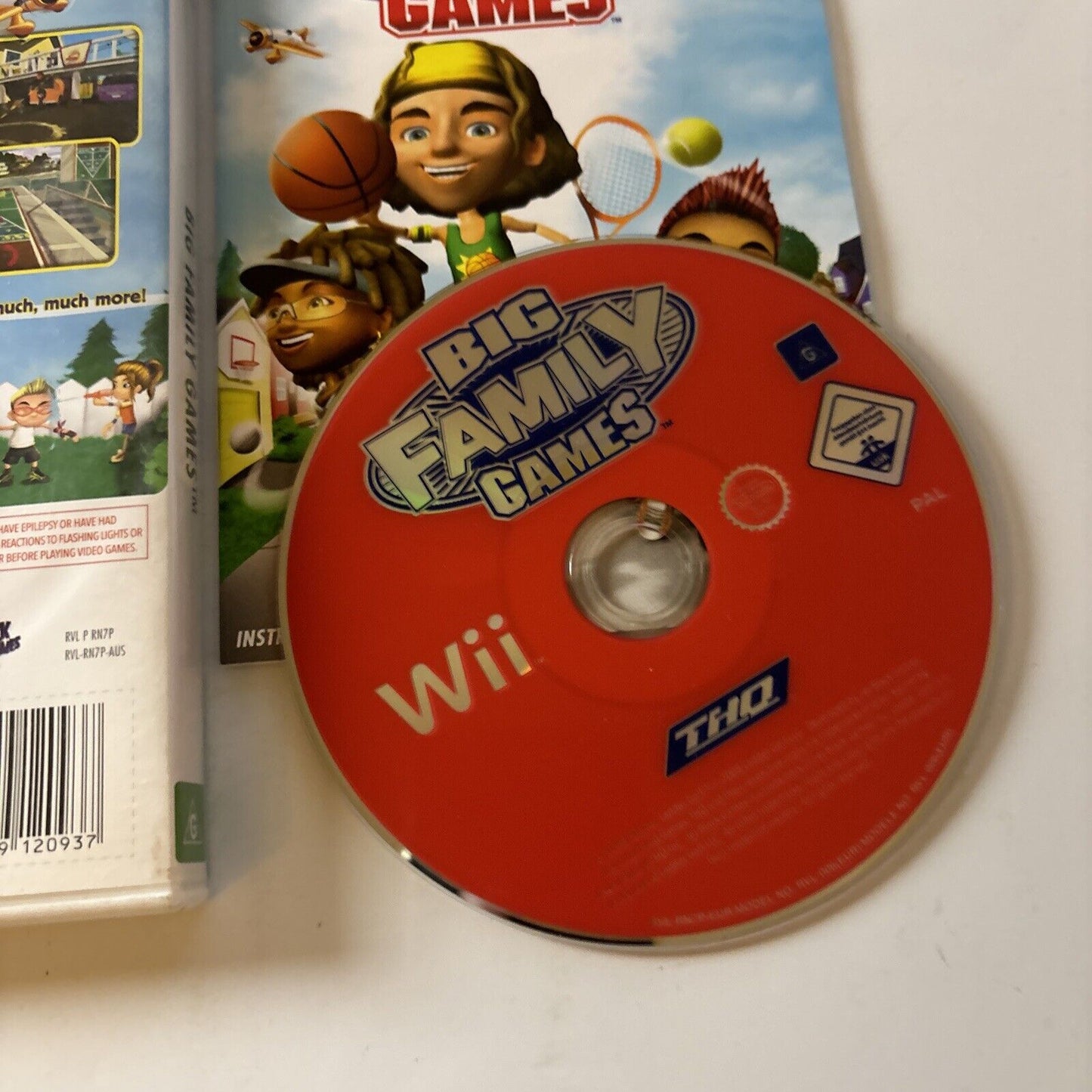 Big Family Games Nintendo Wii Manual PAL