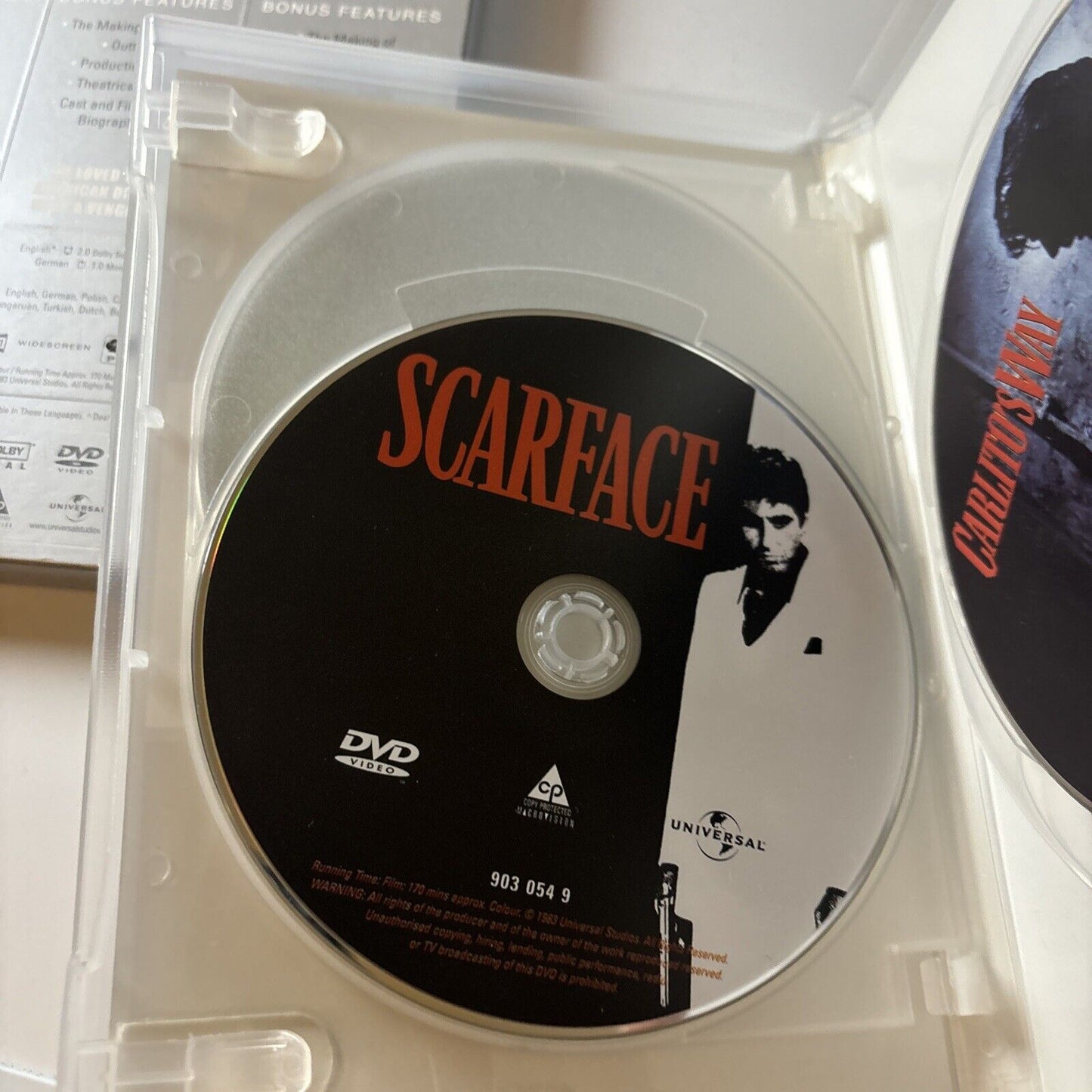 Casino / Scarface / Carlito's Way (DVD, 2006) Al Pacino Region 4 &2