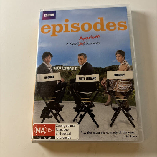 Episodes (DVD, 2012, 2-Disc) Matt LeBlanc, Tamsin Greig BBC NEW Region 4