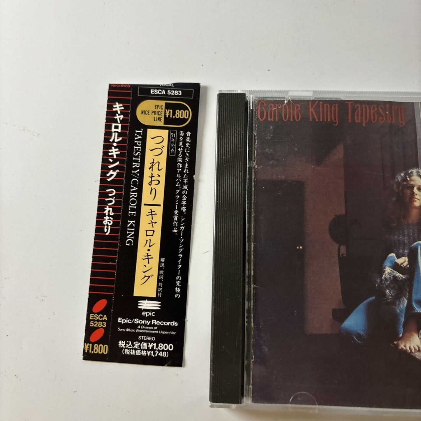 Carole King - Tapestry (CD, 1991) Japan Esca-5283  Obi