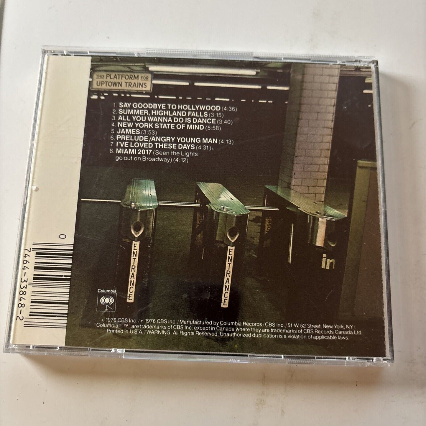 Billy Joel - Turnstiles (CD, 1976) CK-33848