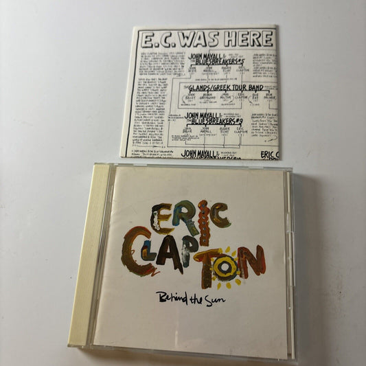 Eric Clapton - Behind The Sun (CD, 1985) Japan Wpcr-1159