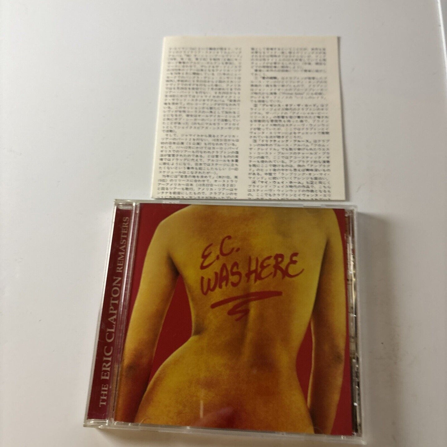 The Eric Clapton Remasters - E.C. Was Here (CD, 1997) Japan Pocp-2534