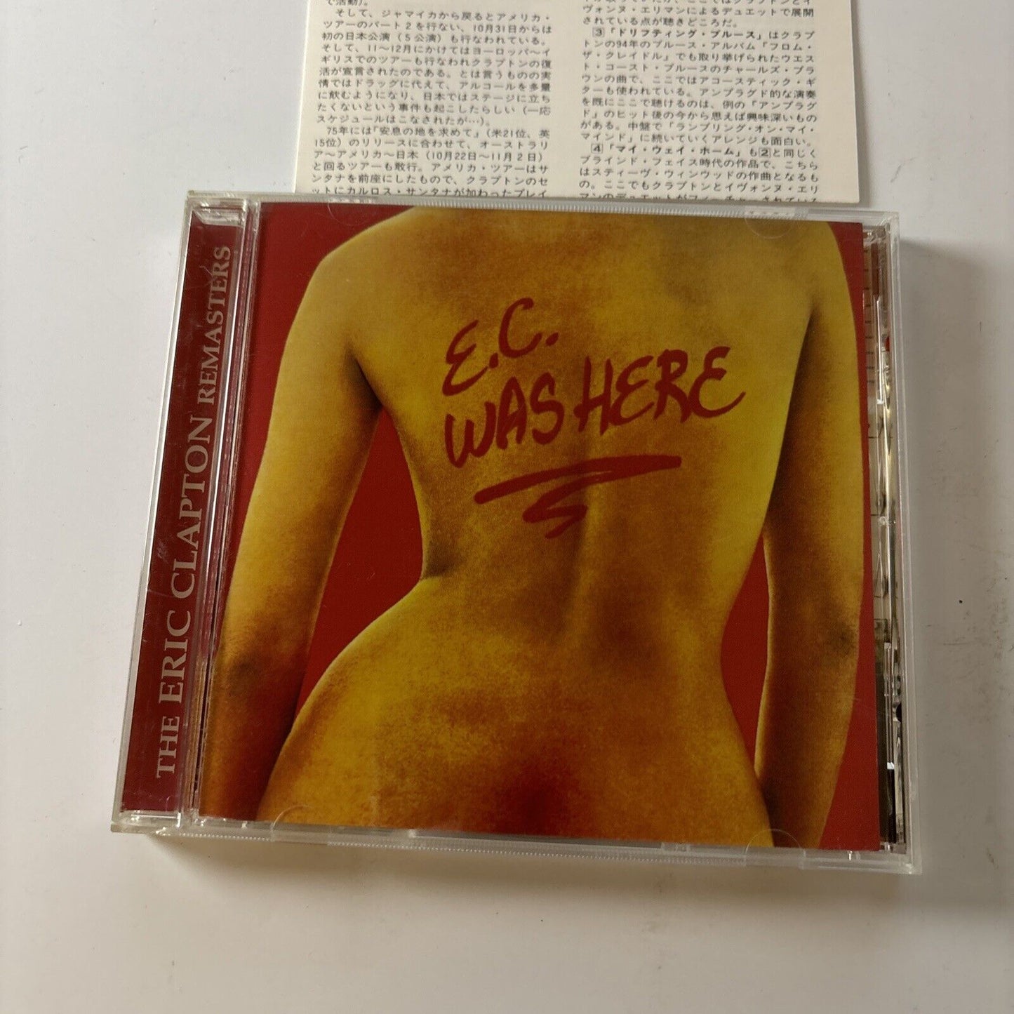 The Eric Clapton Remasters - E.C. Was Here (CD, 1997) Japan Pocp-2534