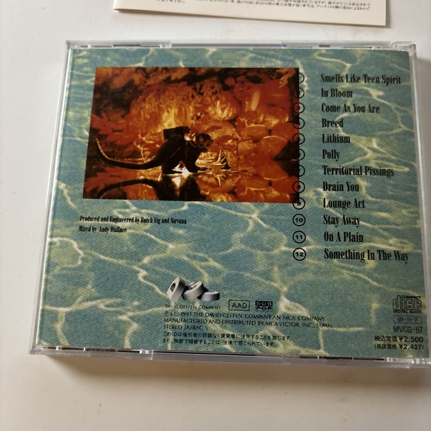 Nirvana - Nevermind (CD, 1991)  Japan Mvcg-67
