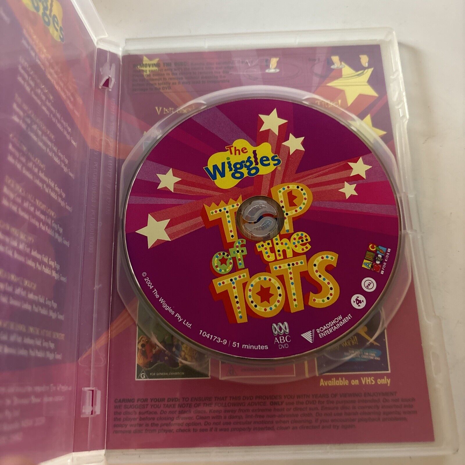 The Wiggles - Top of the Tots (DVD, 2004) Region 4 – Retro Unit