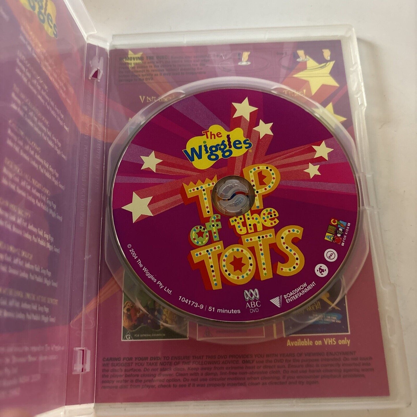 The Wiggles - Top of the Tots (DVD, 2004)    Region 4