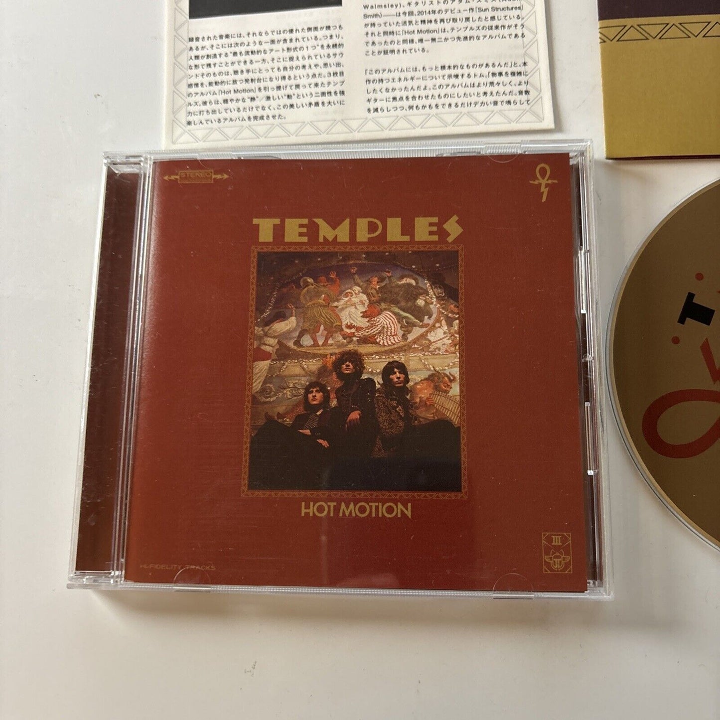 Temples - Hot Motion (CD, 2019) Japan Otcd-6776