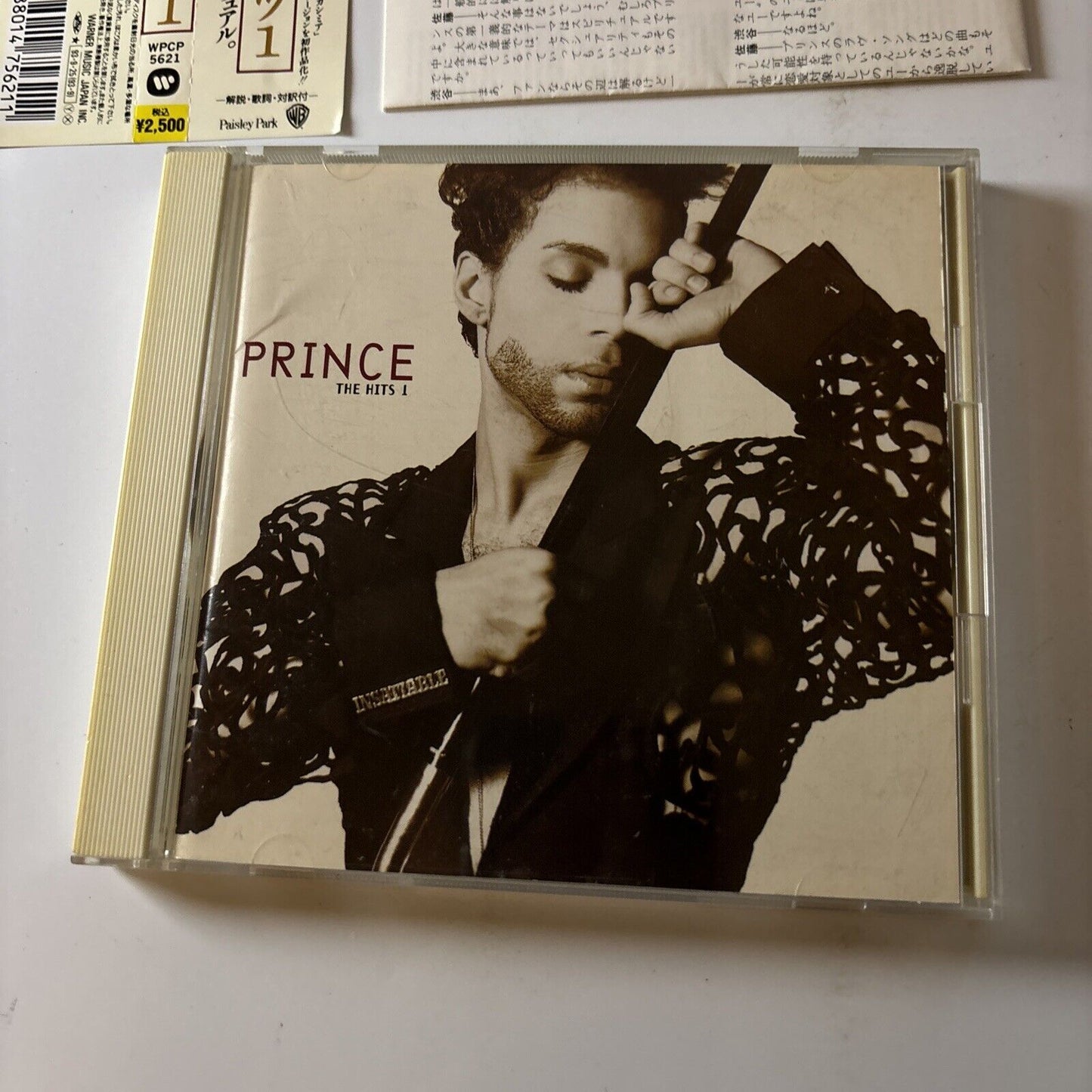 Prince - The Hits 1 (CD, 1993) Japan Wpcp-5621 Obi