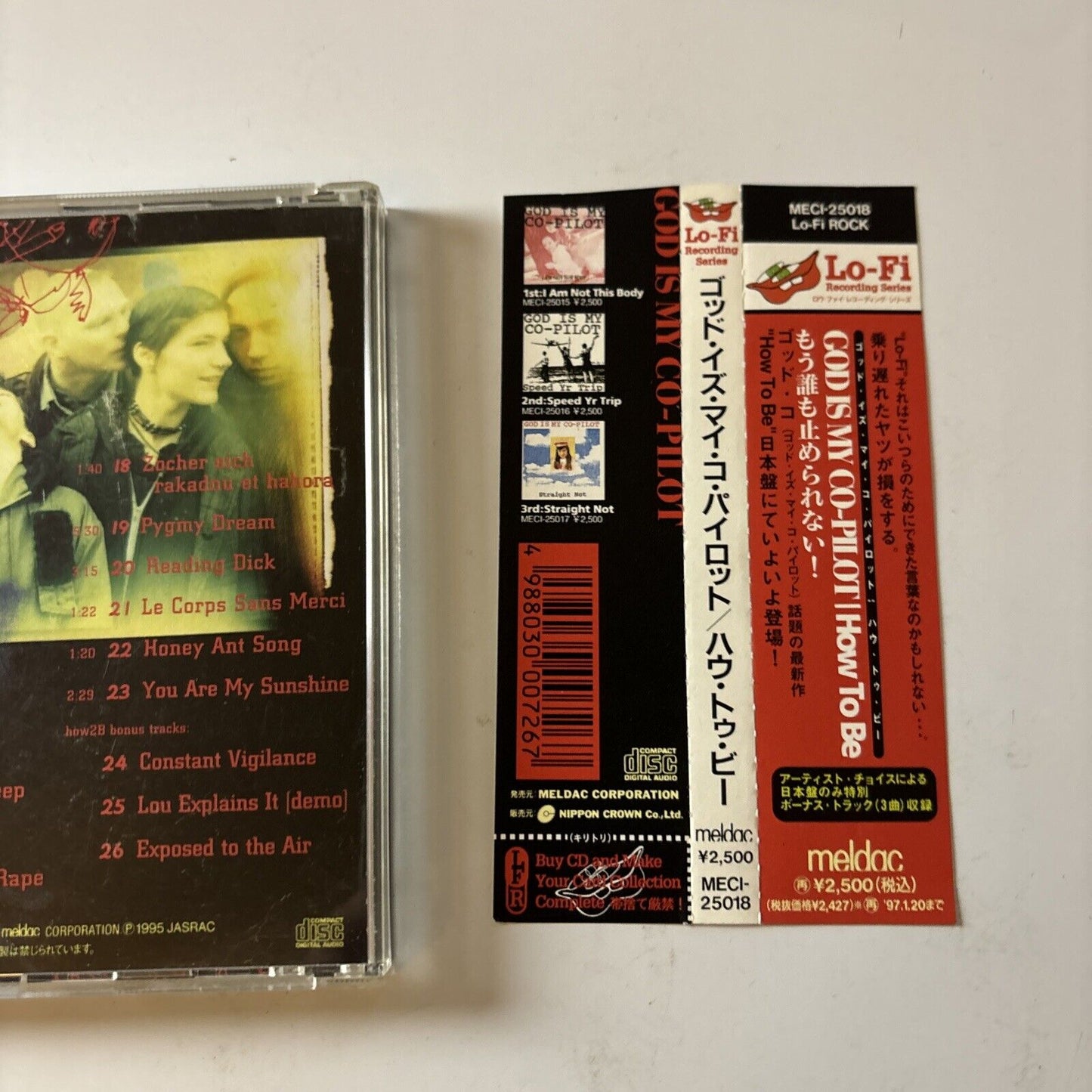 God Is My Co-Pilot - How To Be (CD, 1995) Obi Japan Meci-25018