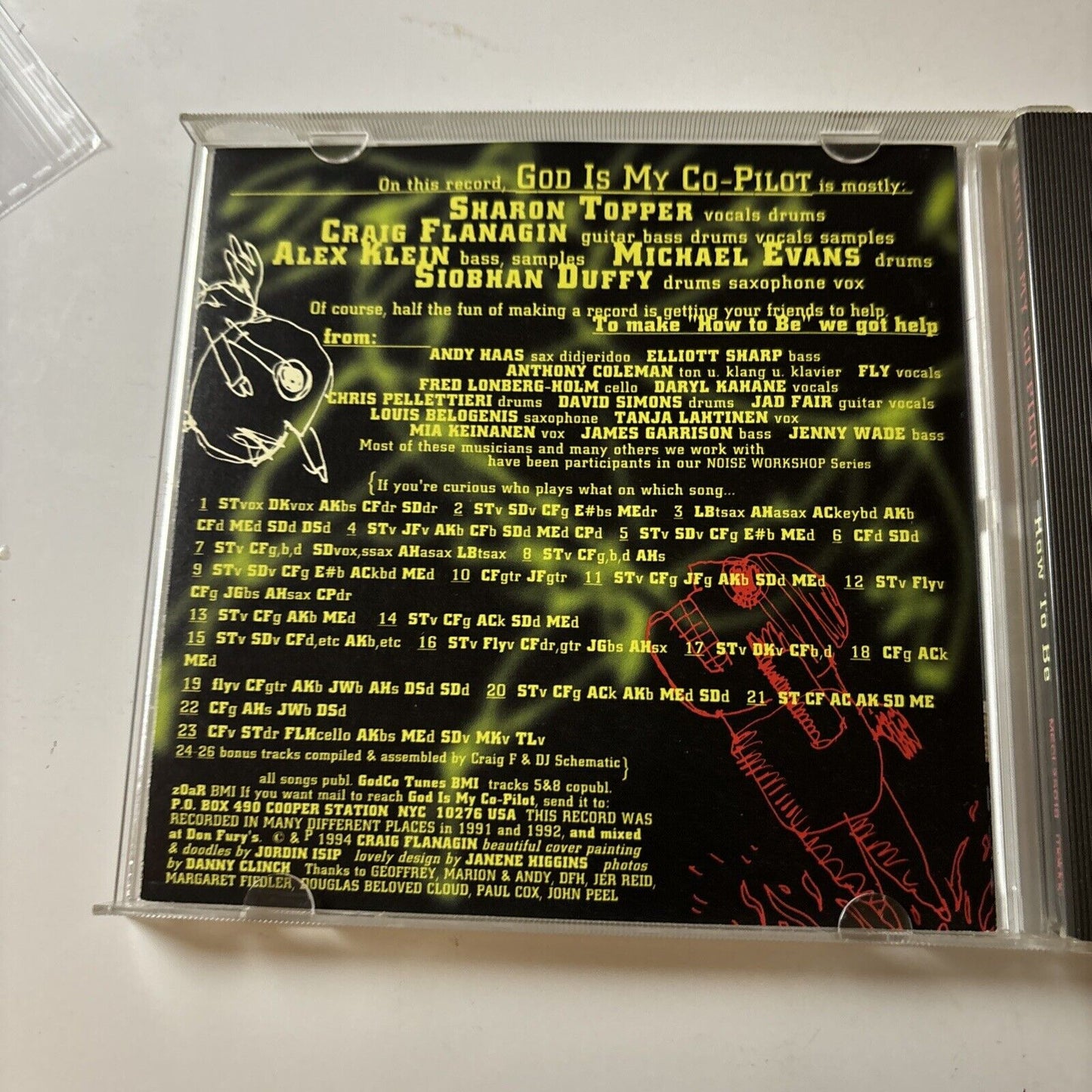 God Is My Co-Pilot - How To Be (CD, 1995) Obi Japan Meci-25018