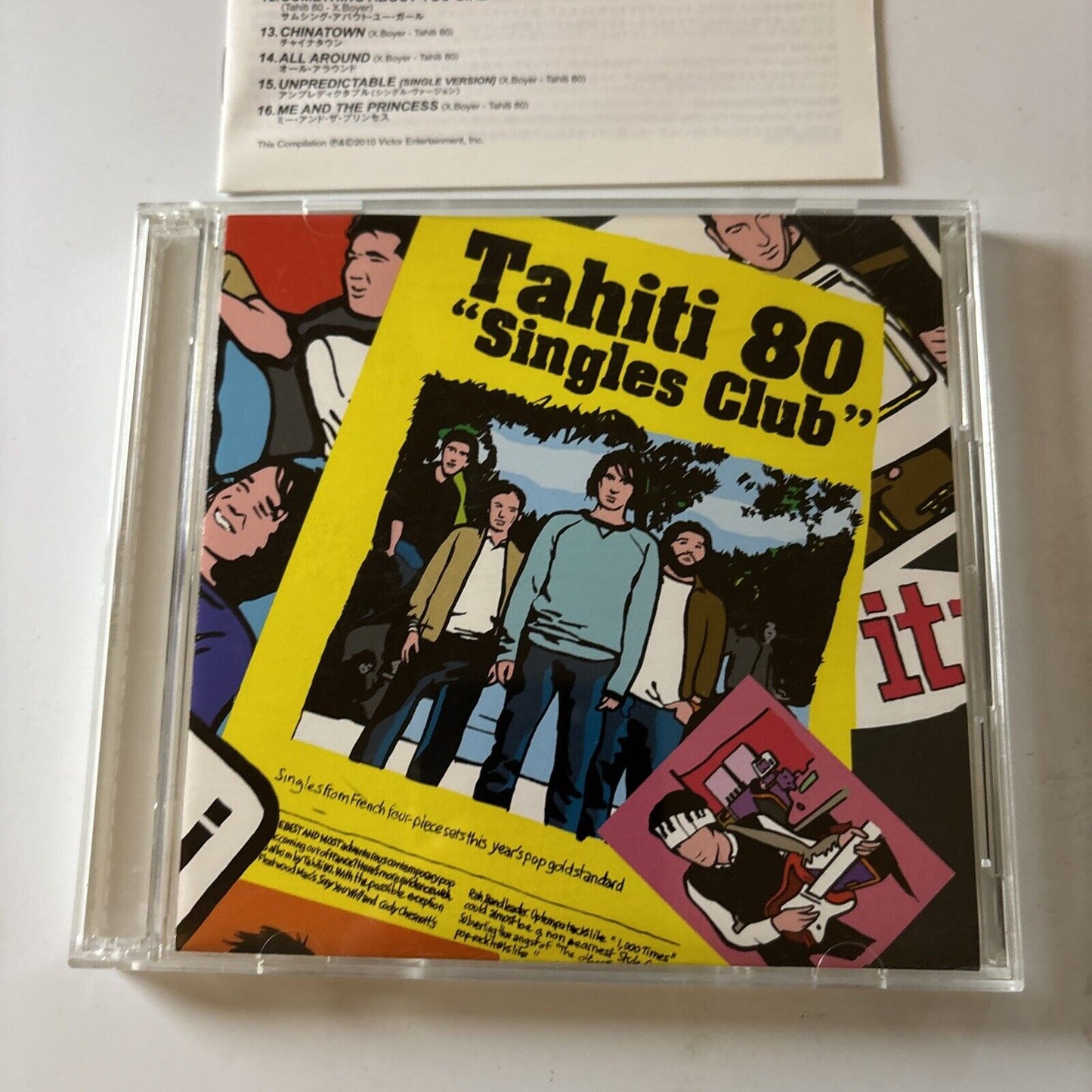 Tahiti 80 - Singles Club (CD + DVD, 2010, 2-Disc) Japan Vizp-94