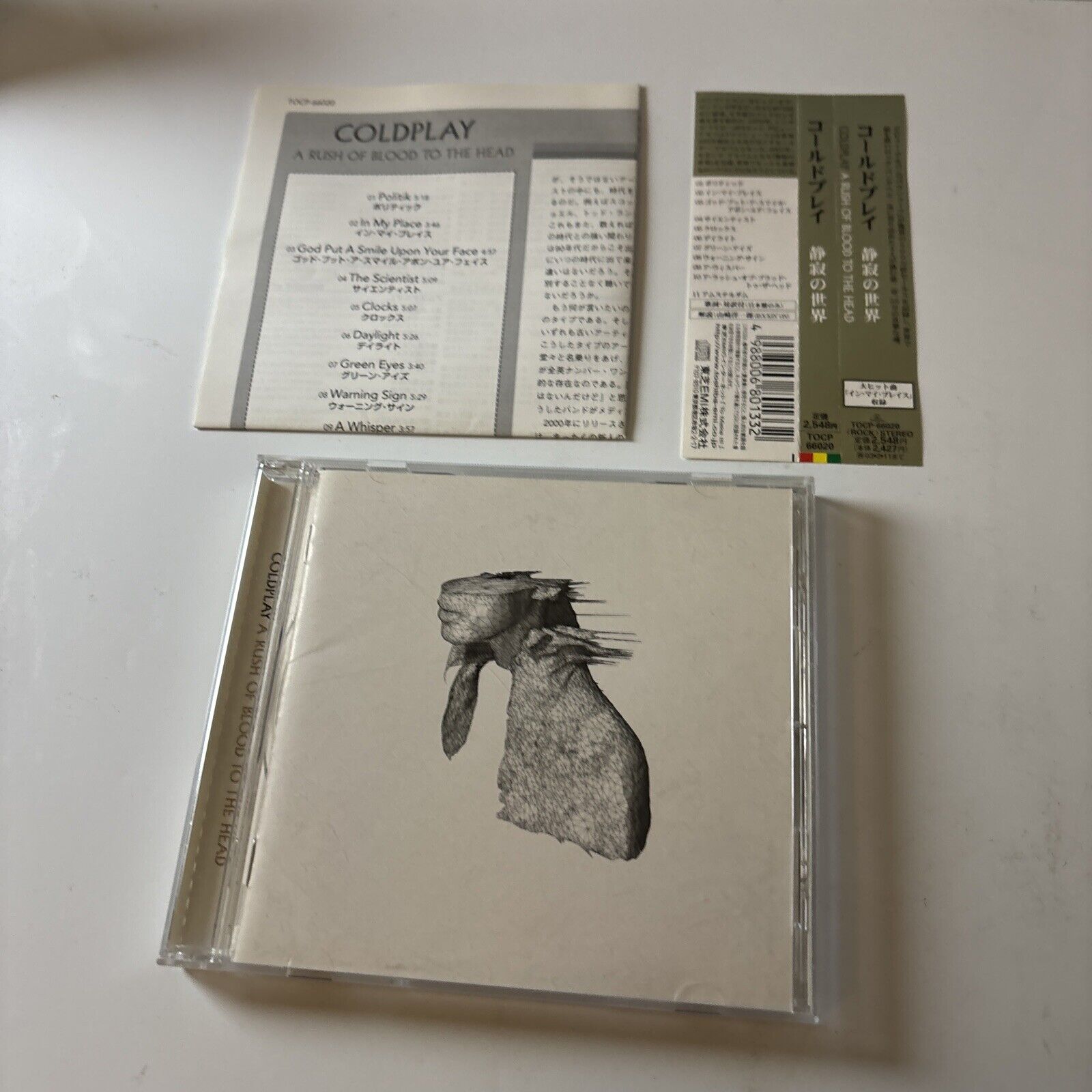 Coldplay - A Rush Of Blood To The Head (CD, 2002) Japan Obi Tocp-66020 ...