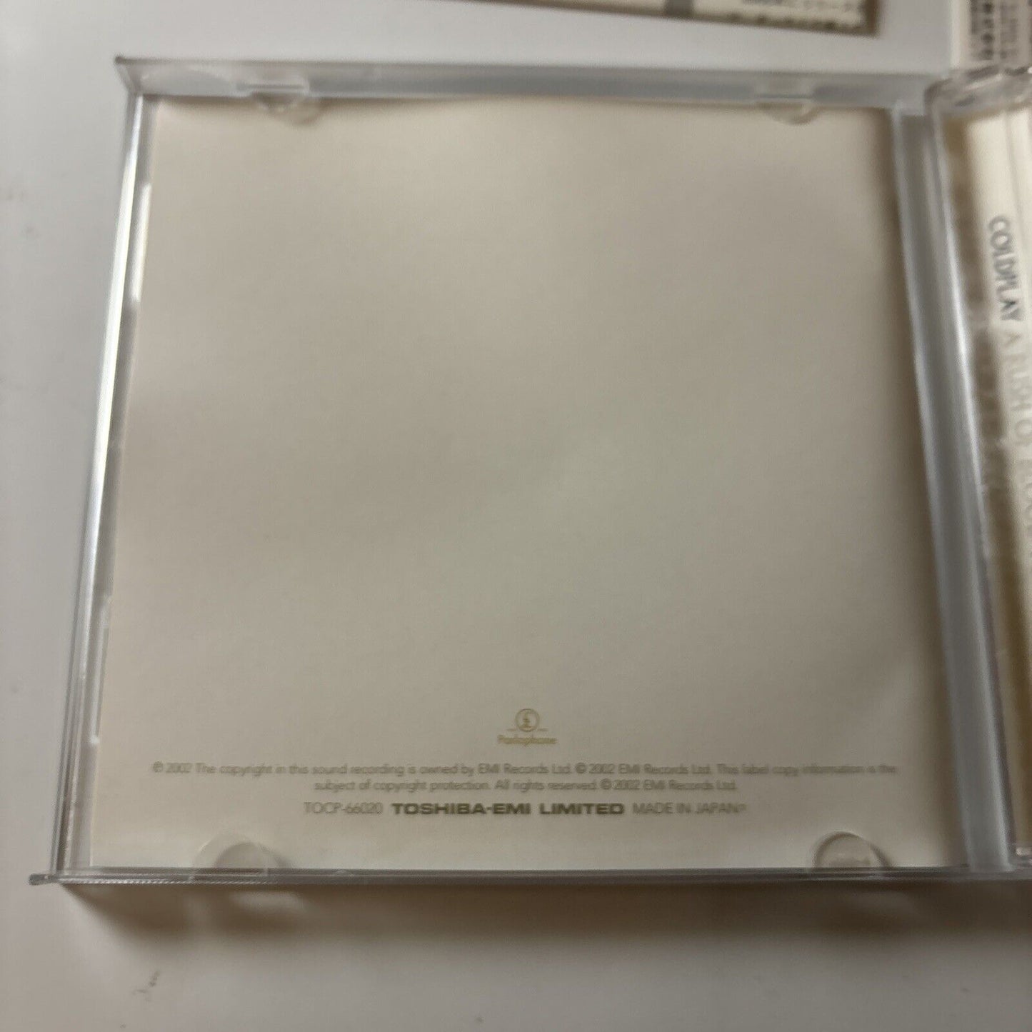 Coldplay - A Rush Of Blood To The Head (CD, 2002) Japan Obi Tocp-66020