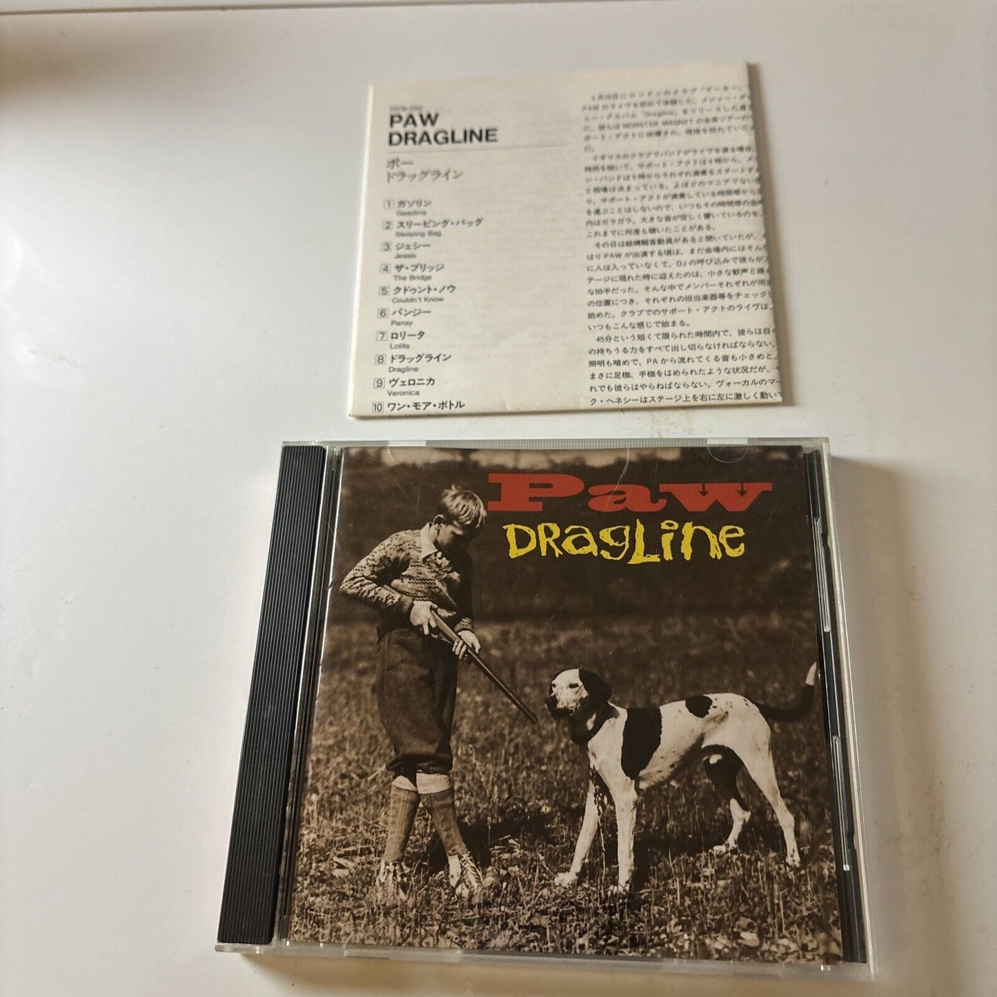 Paw - Dragline (CD, 1993) Japan Pocm-1042