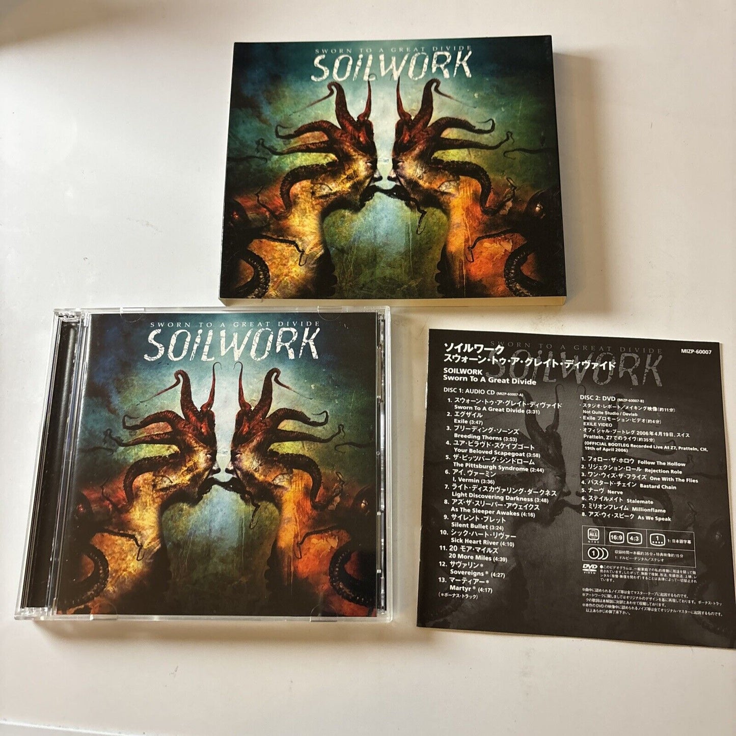 Soilwork - Sworn to a Great Divide (CD + DVD, 2007) Japan Mizp-60007