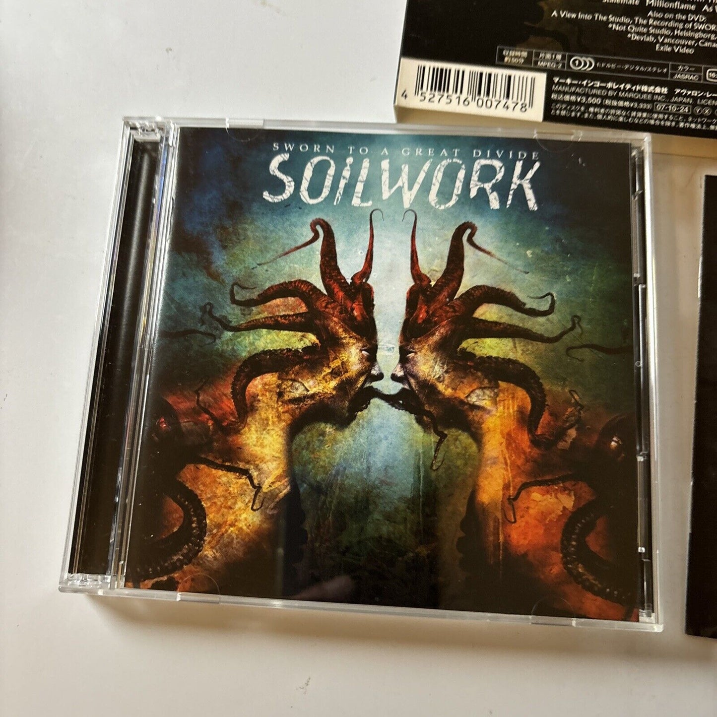 Soilwork - Sworn to a Great Divide (CD + DVD, 2007) Japan Mizp-60007