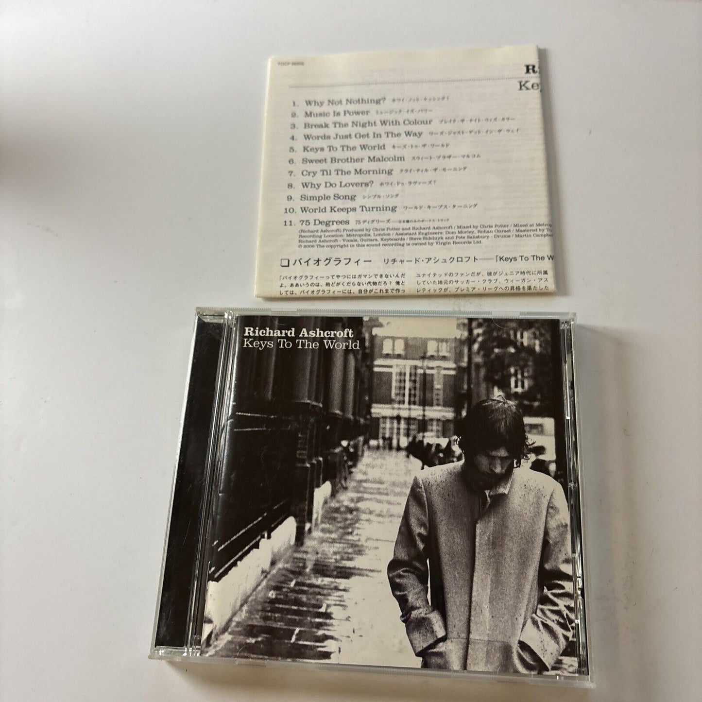 Richard Ashcroft - Keys To The World (CD, 2006) Japan Tocp-66502