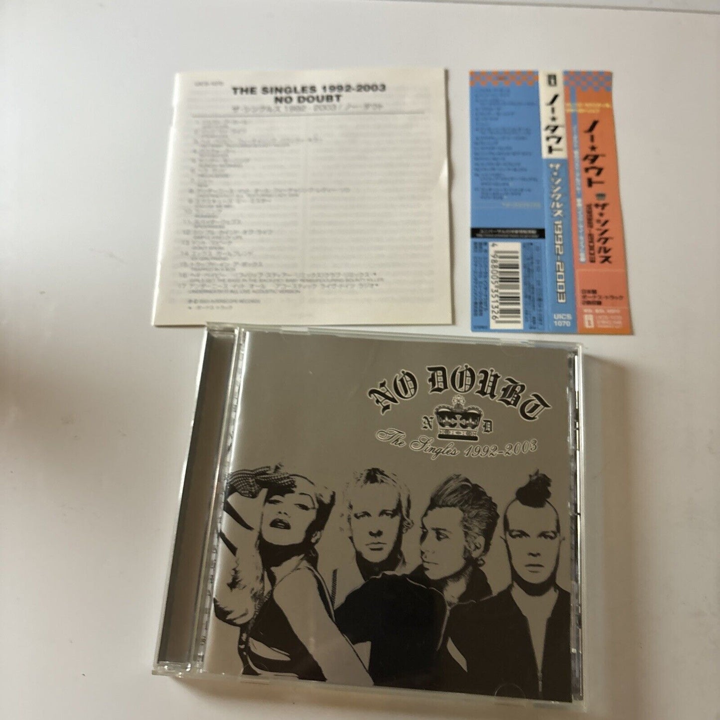 No Doubt - The Singles 1992-2003 (CD, 2003) Japan Obi Uics-1070