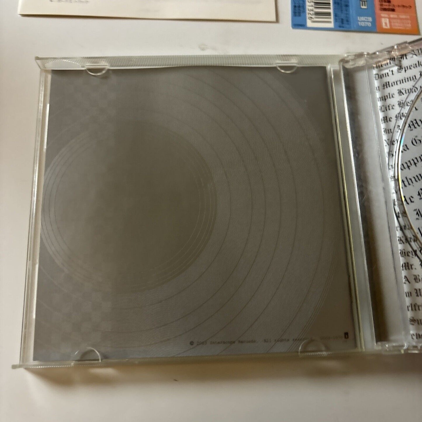 No Doubt - The Singles 1992-2003 (CD, 2003) Japan Obi Uics-1070