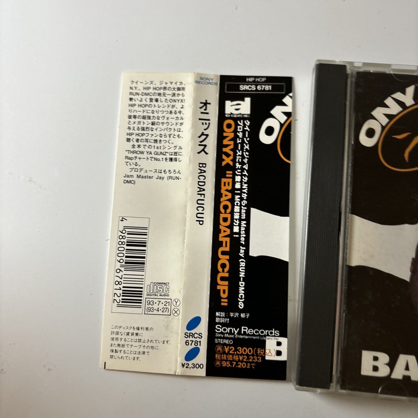 Onyx - Bacdafucup (CD, 1993) Japan Obi Srcs-6781