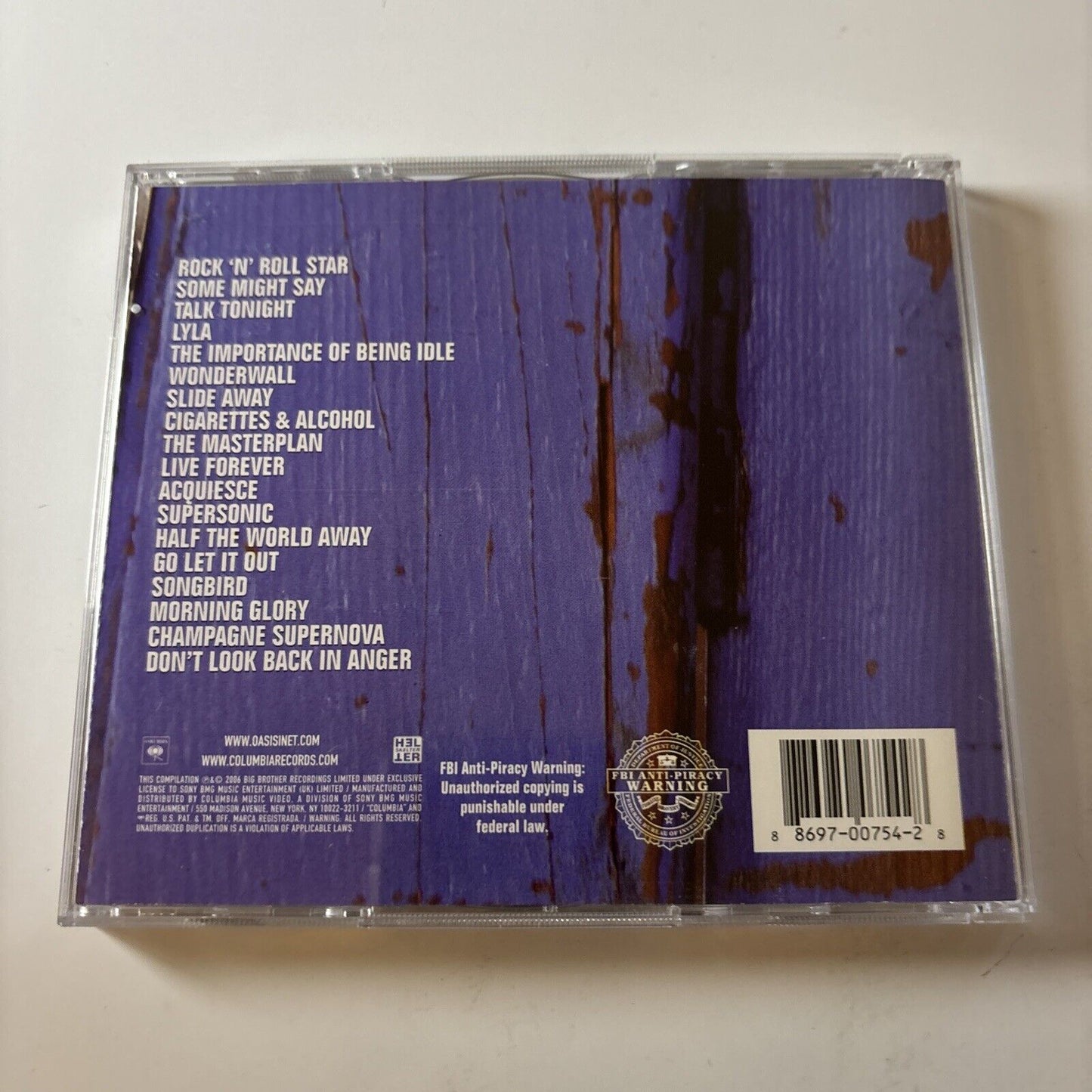 Oasis - Stop the Clocks (CD, 2006, 2-Disc)