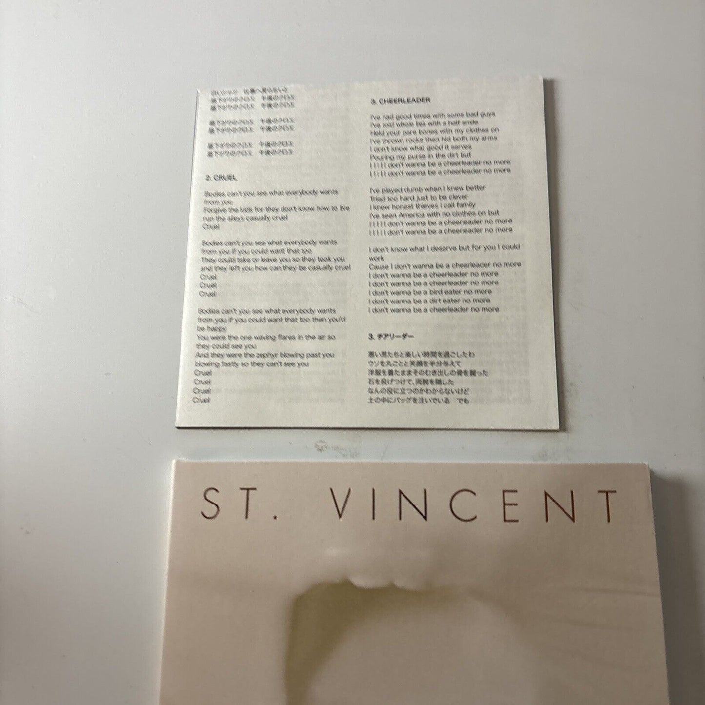 St. Vincent - Strange Mercy (CD, 2011) Japan Cad-3123cd