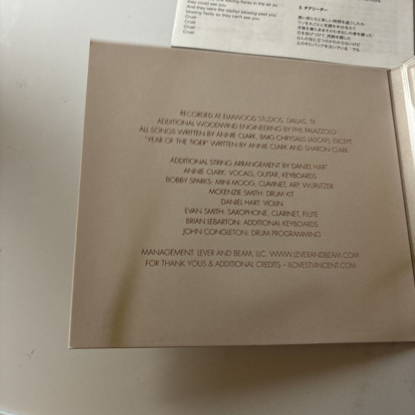 St. Vincent - Strange Mercy (CD, 2011) Japan Cad-3123cd