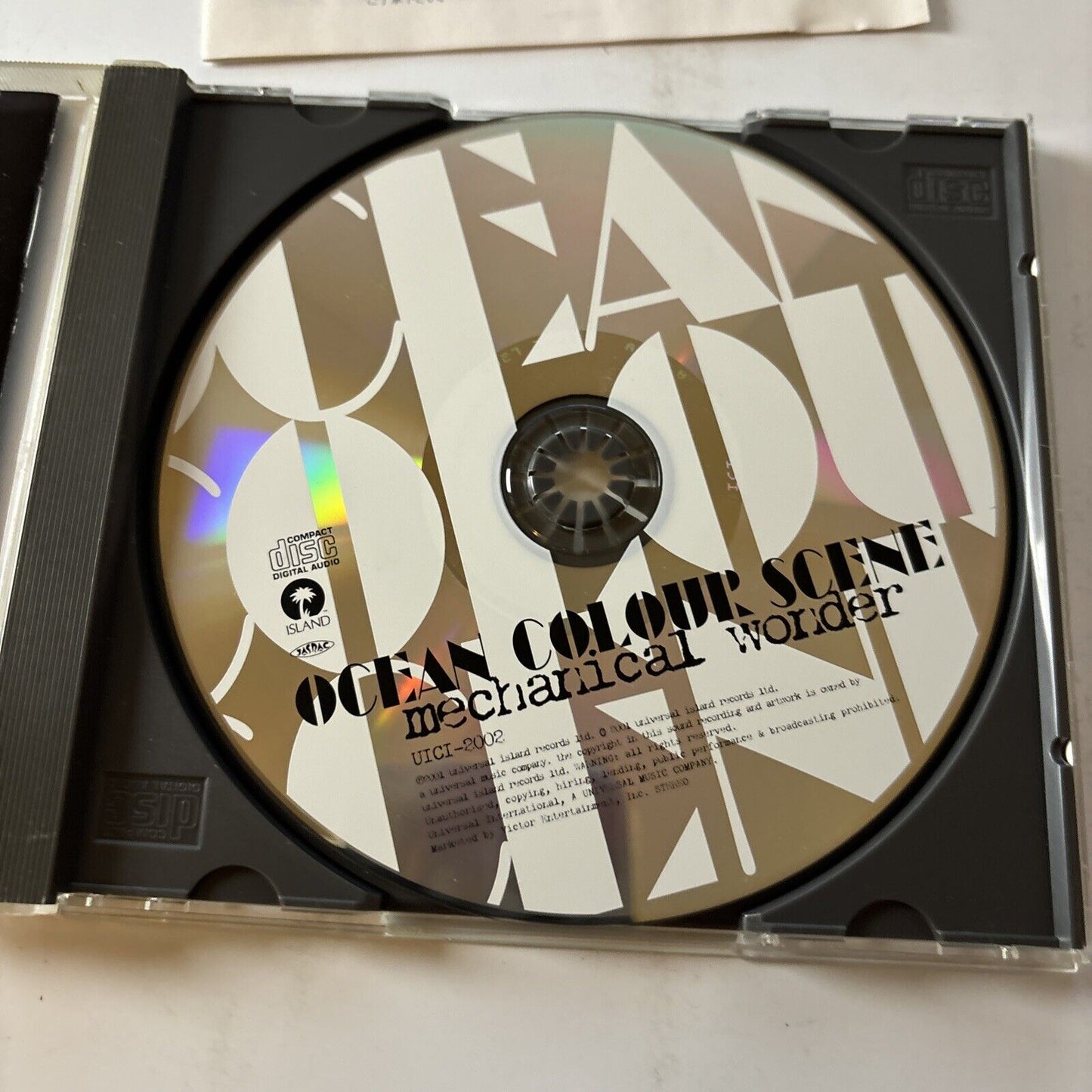 Ocean Colour Scene - Mechanical Wonder (CD, 2001) Japan Uici-2002