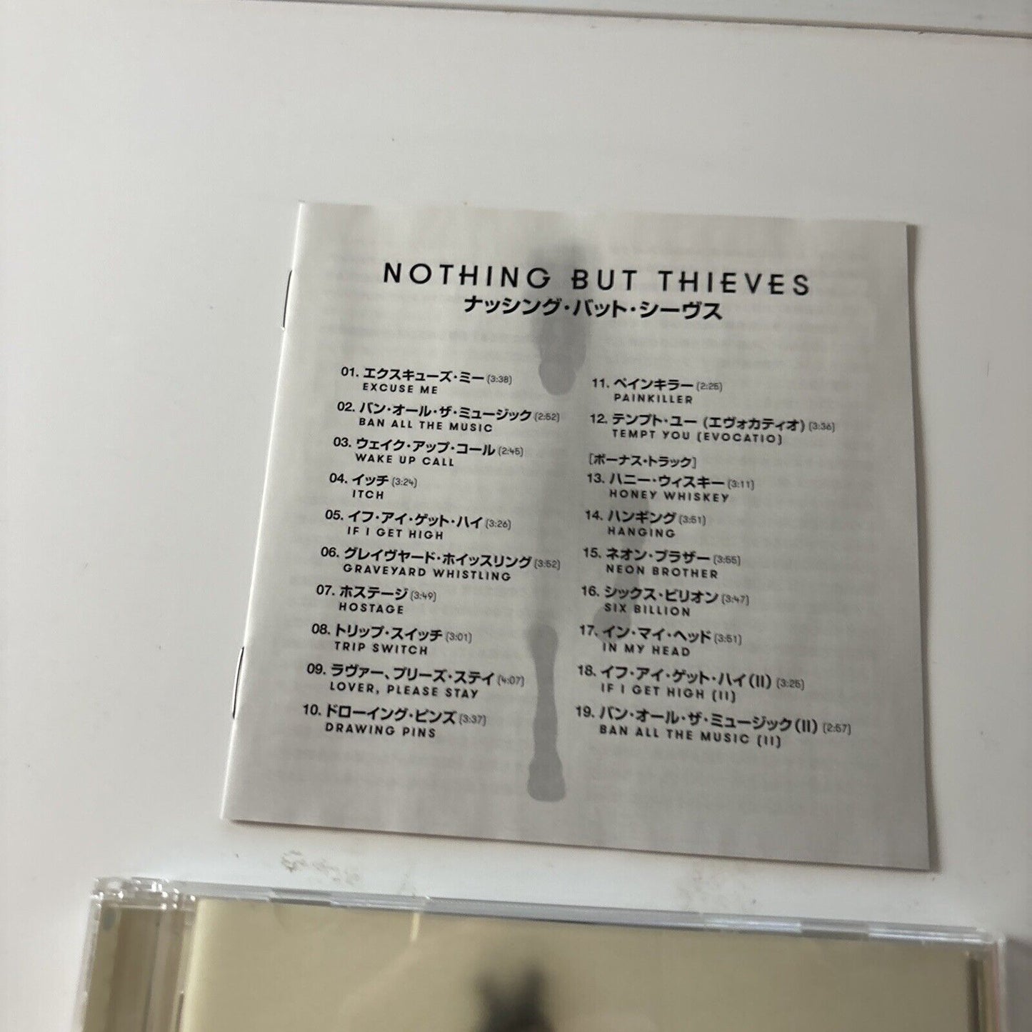 Nothing But Thieves by Nothing But Thieves   (CD, 2015) Obi Japan Sicp-4474