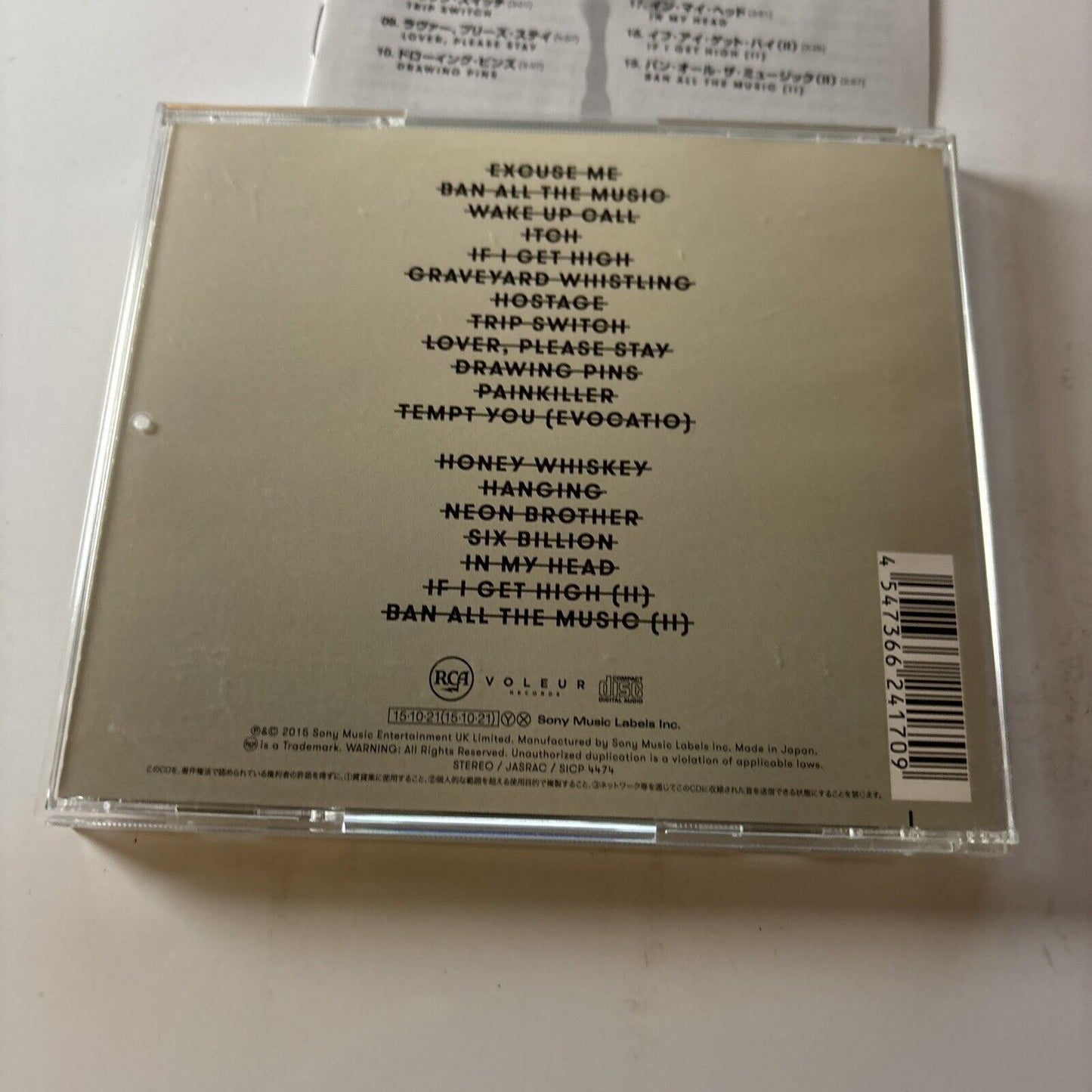 Nothing But Thieves by Nothing But Thieves   (CD, 2015) Obi Japan Sicp-4474