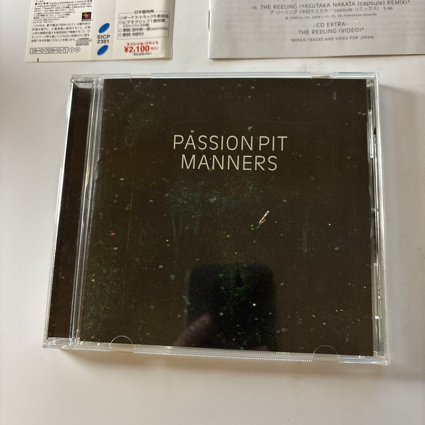Passion Pit - Manners (Japan Bonus Tracks) (CD, 2009) Japan Obi Sicp-2381
