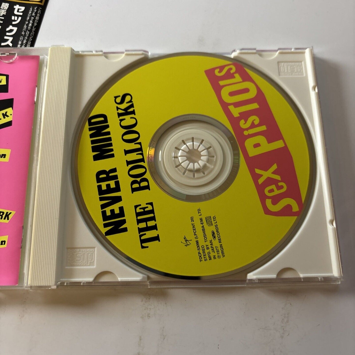 Never Mind The Bollocks Here's The Sex Pistols (CD, 1977) Japan Obi Tocp-53098