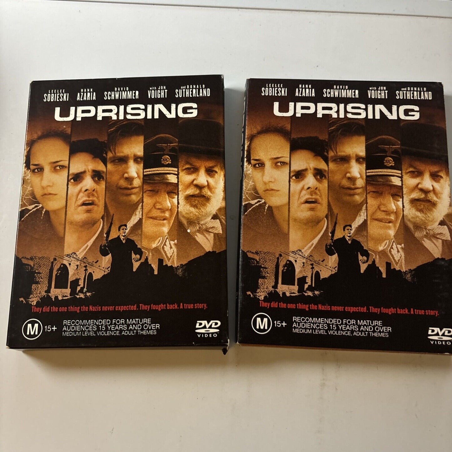 Uprising (DVD, 2001, 2-Disc) Jon Voight, Donald Sutherland Region 4