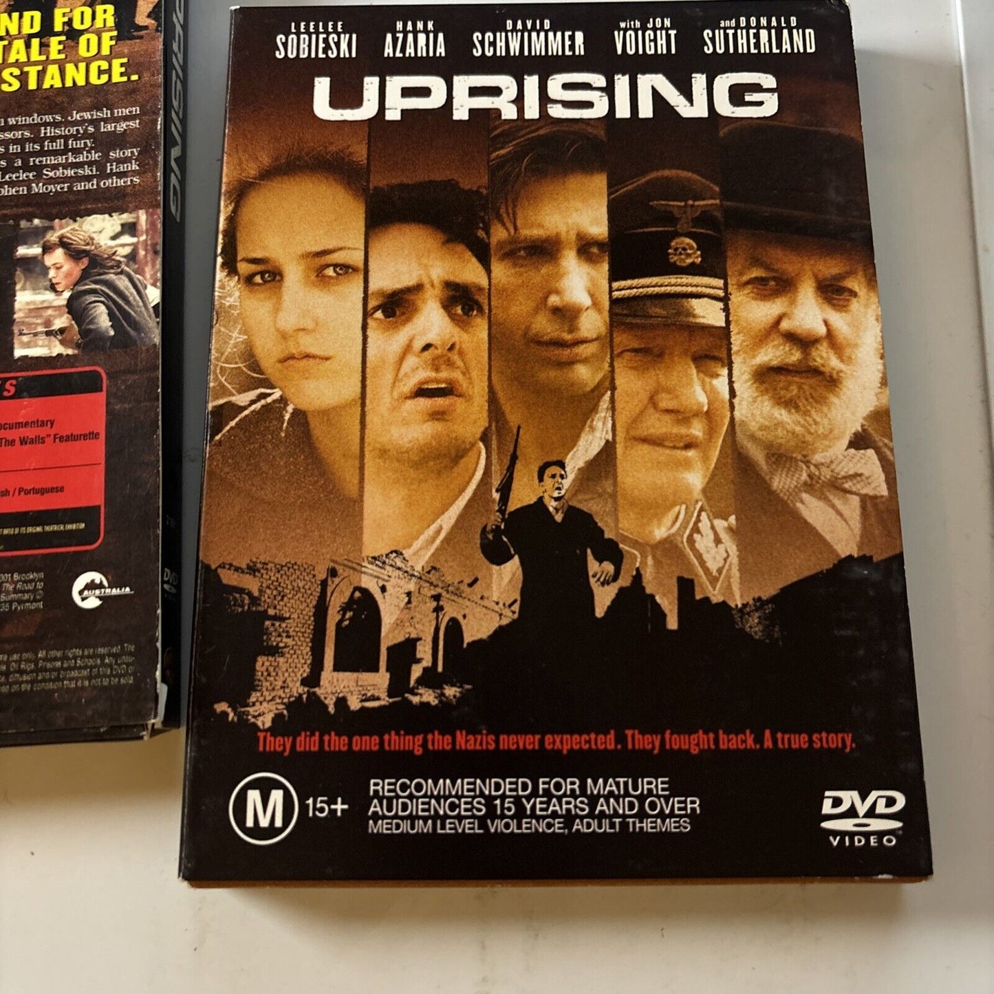 Uprising (DVD, 2001, 2-Disc) Jon Voight, Donald Sutherland Region 4