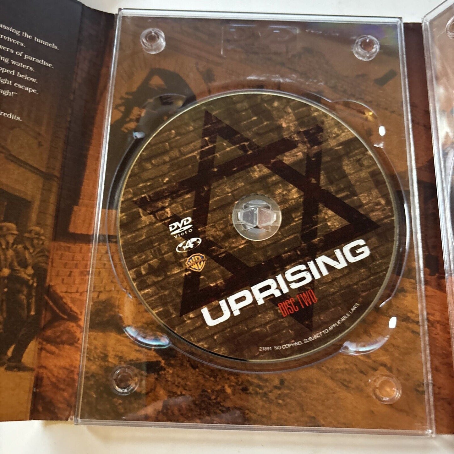 Uprising (DVD, 2001, 2-Disc) Jon Voight, Donald Sutherland Region 4