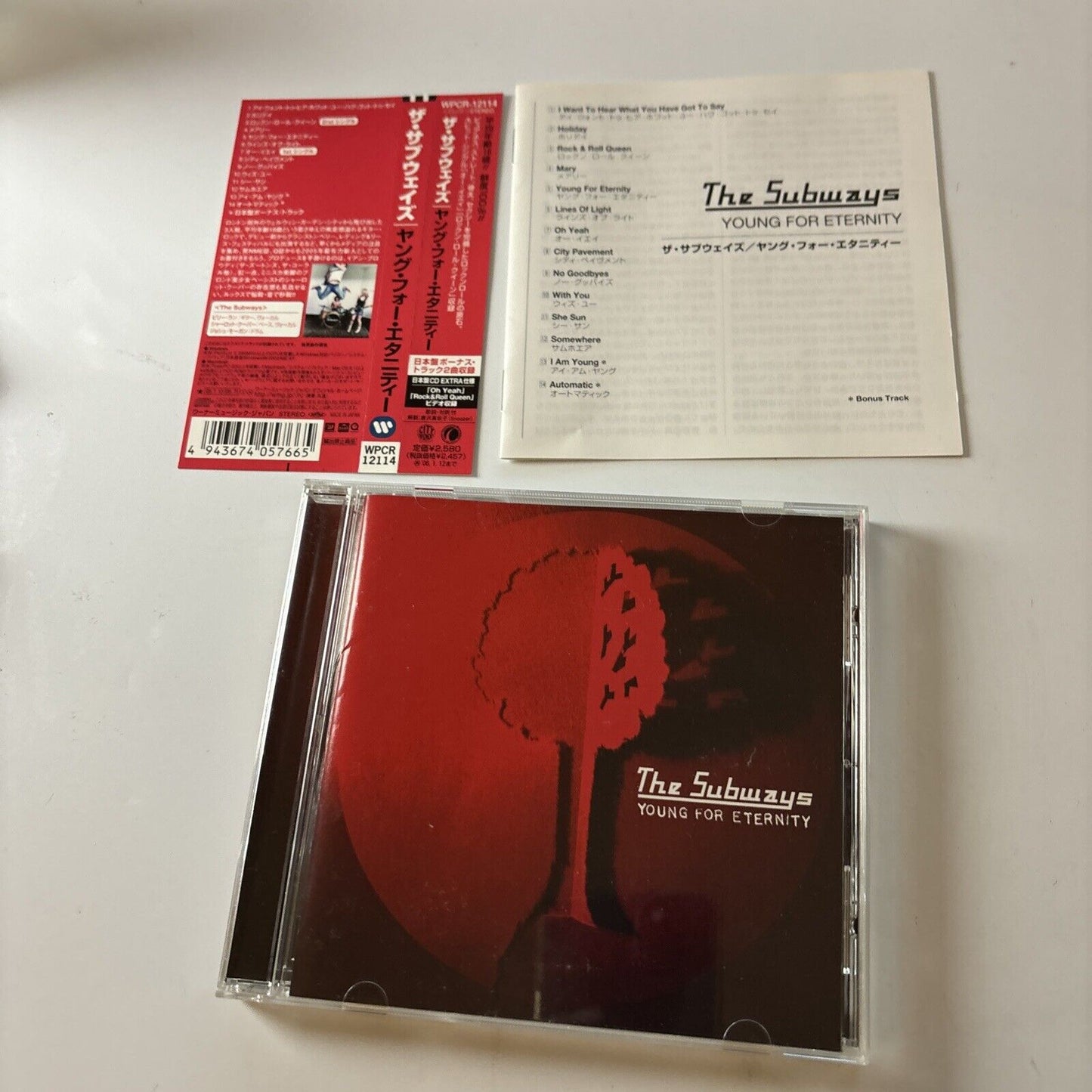 The Subways - Young for Eternity (CD, 2006) Japan Obi Wpcr-12114