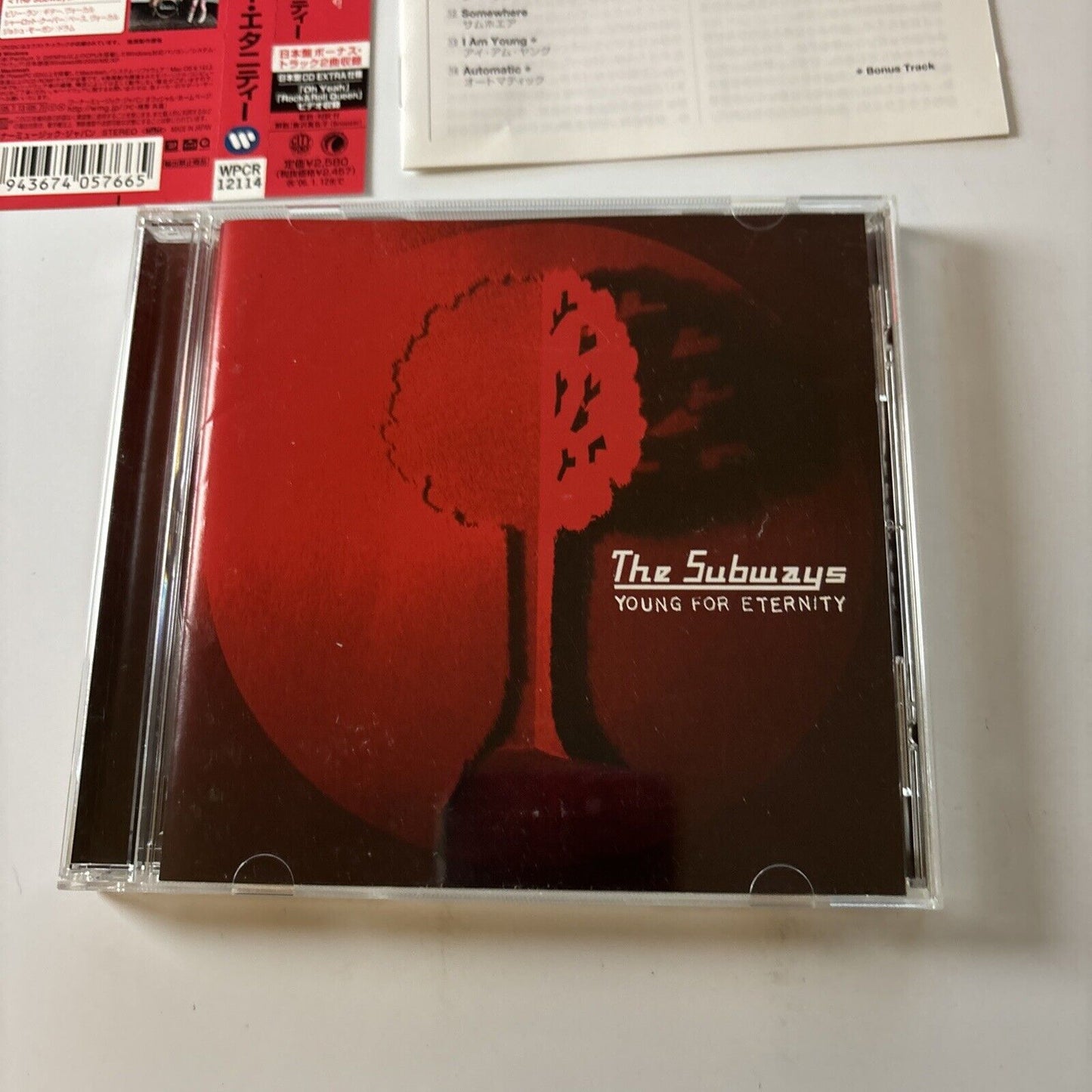 The Subways - Young for Eternity (CD, 2006) Japan Obi Wpcr-12114