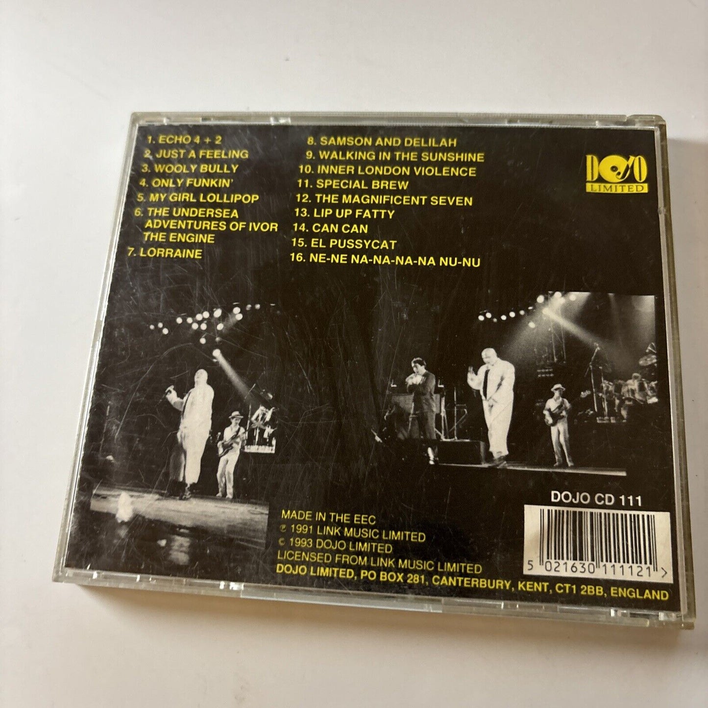 Bad Manners - Greatest Hits Live (CD, 1993) Dojocd111