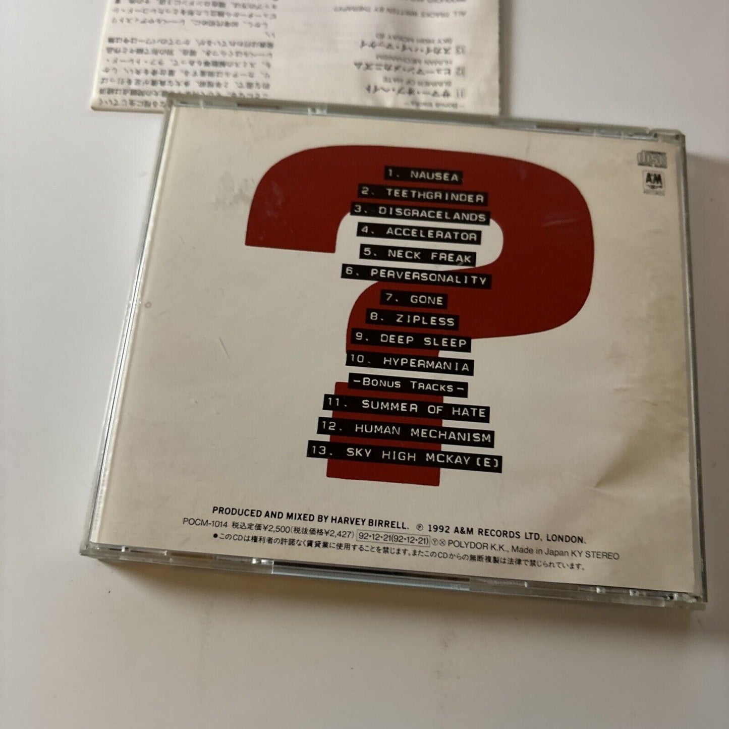 Therapy? - Nurse (CD, 1992) Japan Pocm-1014