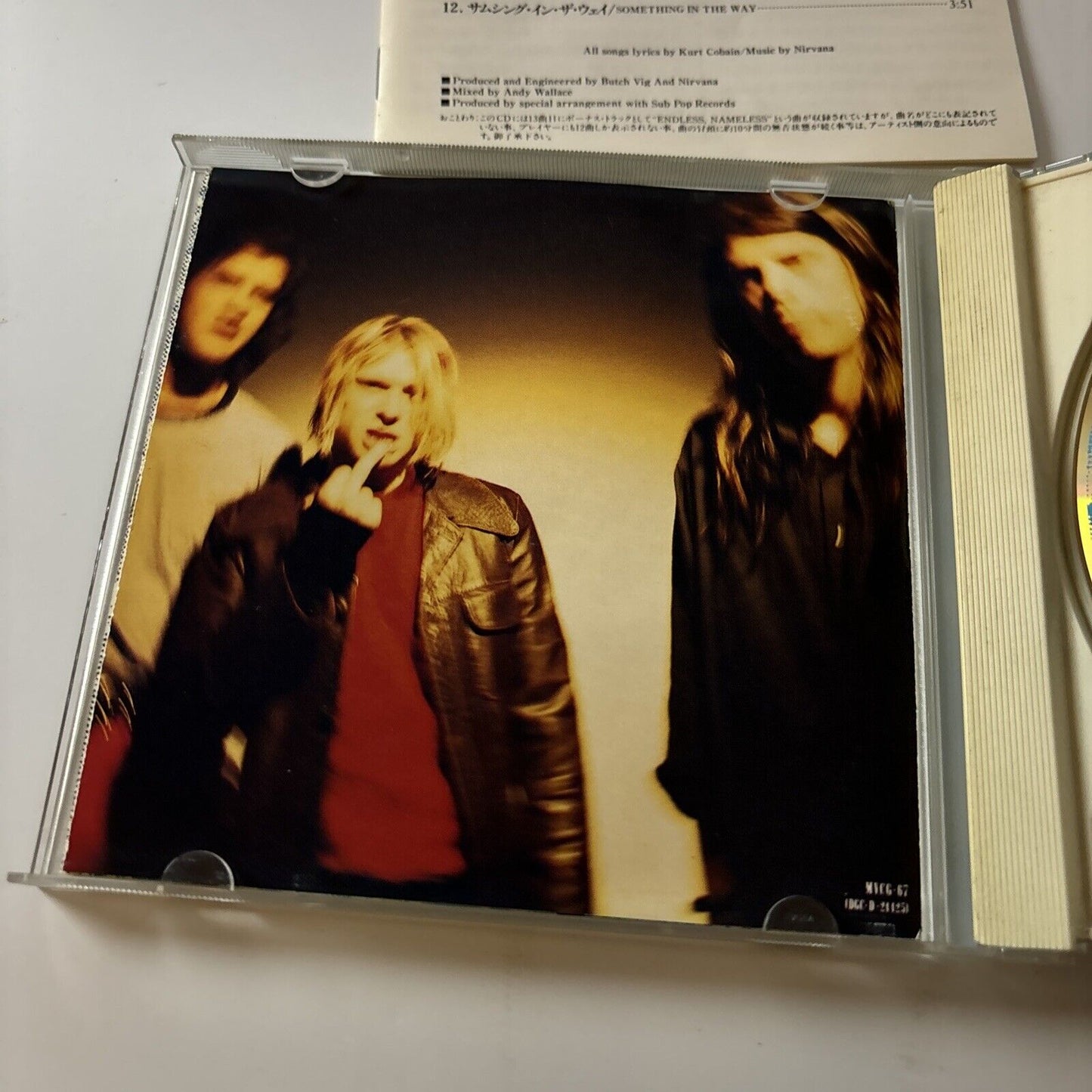 Nirvana - Nevermind (CD, 1991) Japan Mvcg-67