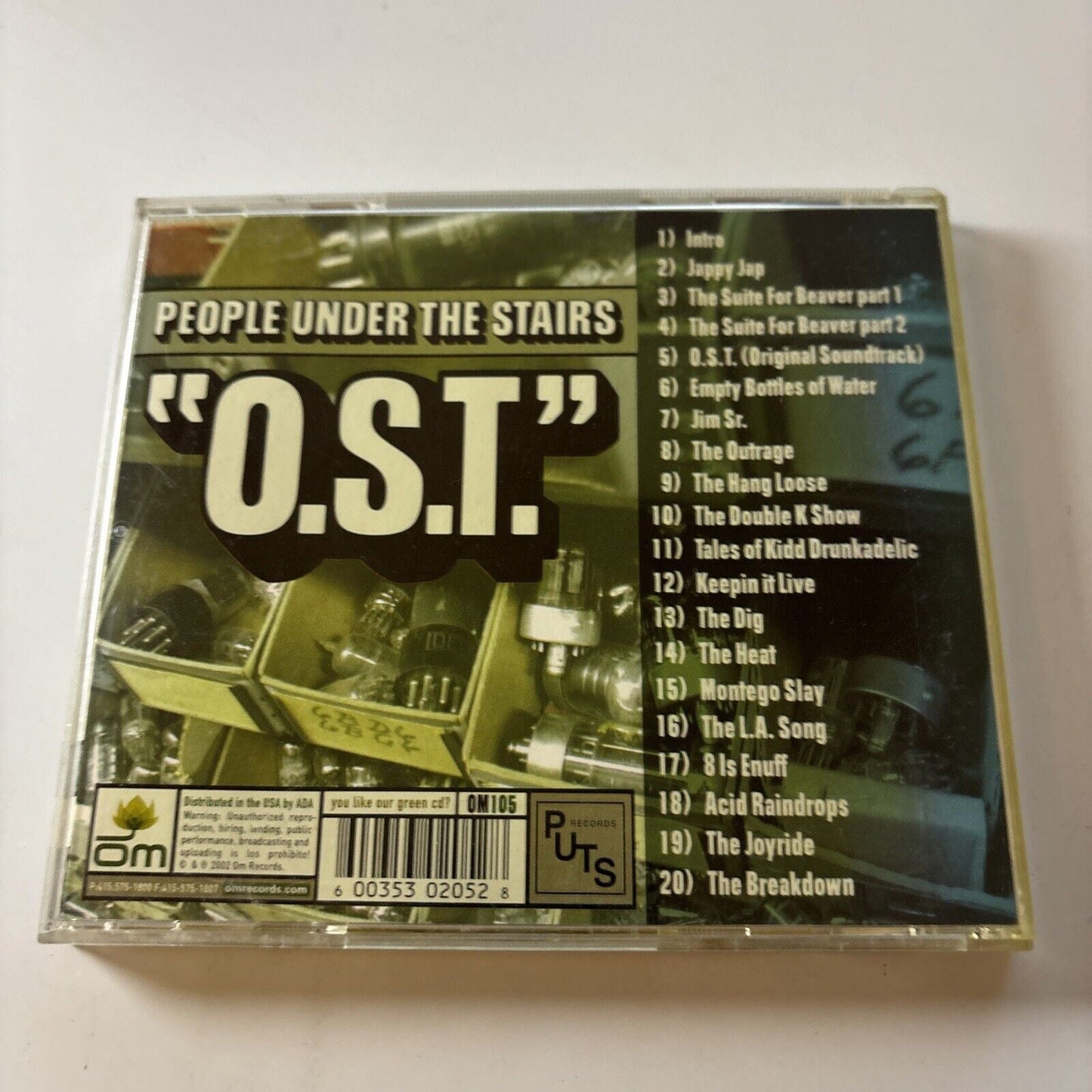 People Under the Stairs - O.S.T. (Original Soundtrack) (CD, 2002)