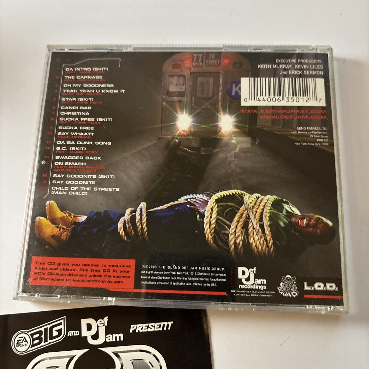 Keith Murray - He's Keith Murray (CD, 2003) B0000316-02