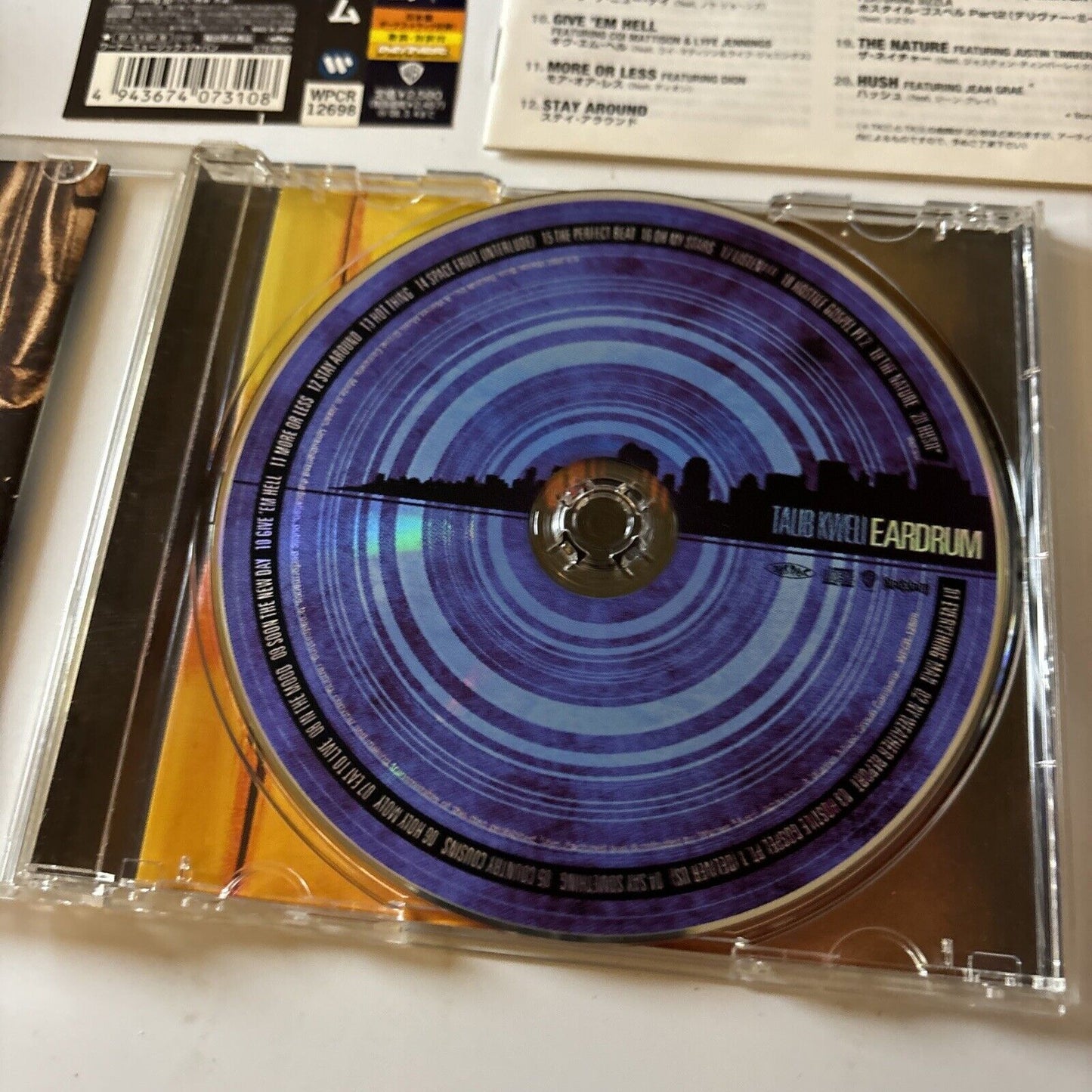 Talib Kweli - Eardrum [Japan Bonus Tracks] (CD, 2007) Japan Obi Wpcr-12698