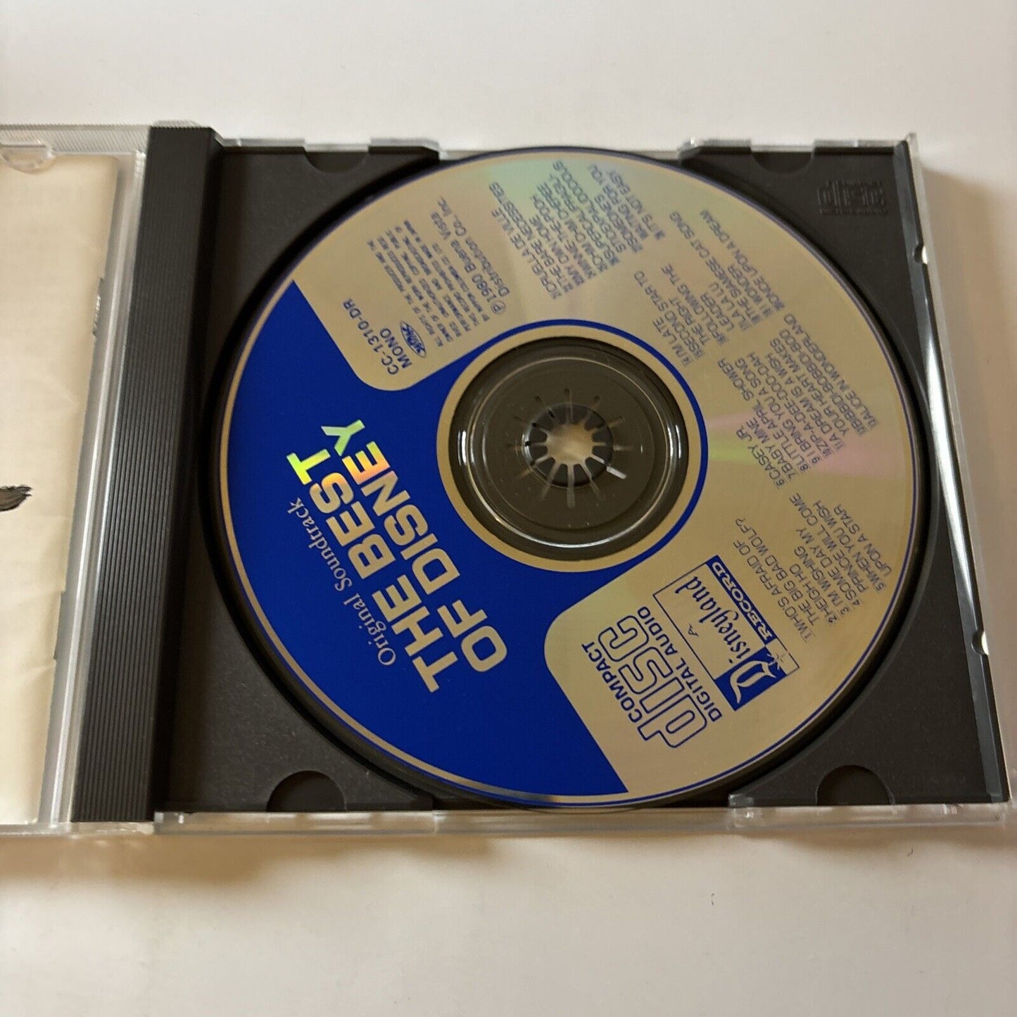 The Best Of Disney Original Soundtrack (CD, 1980) Japan 30cc-1310