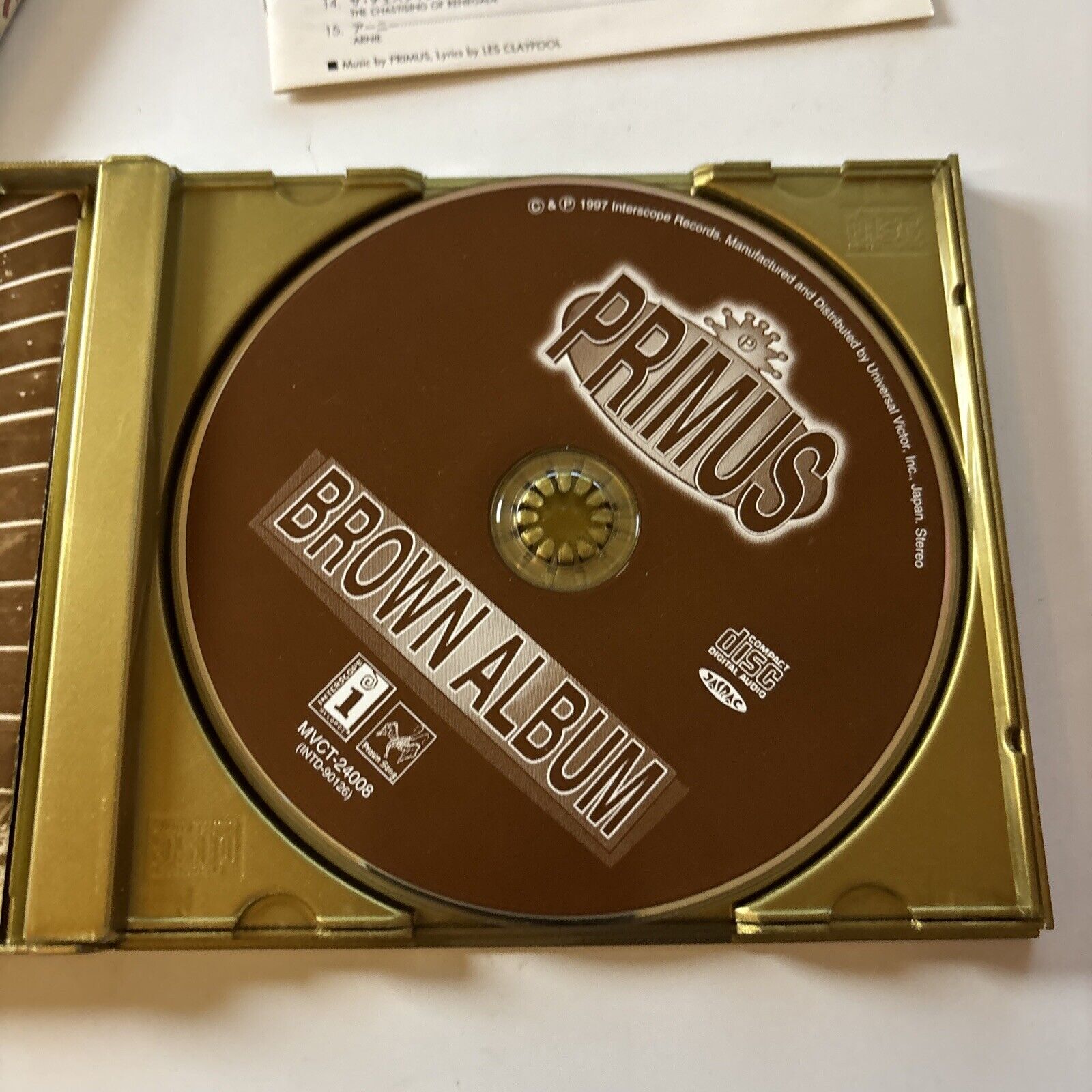 Primus - Brown Album (CD, 1997) Japan Mvct-24008 – Retro Unit